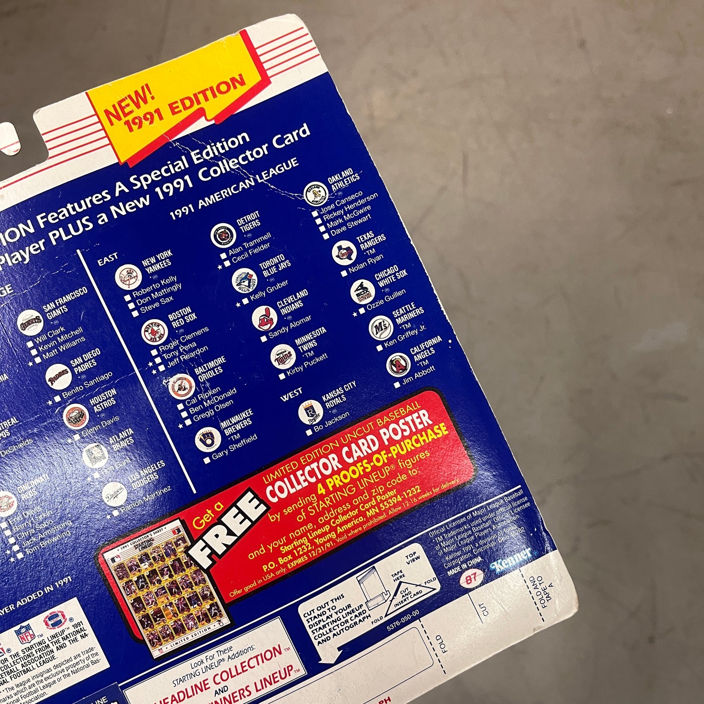 KEN GRIFFEY JR. STARTING LINE UP 1991