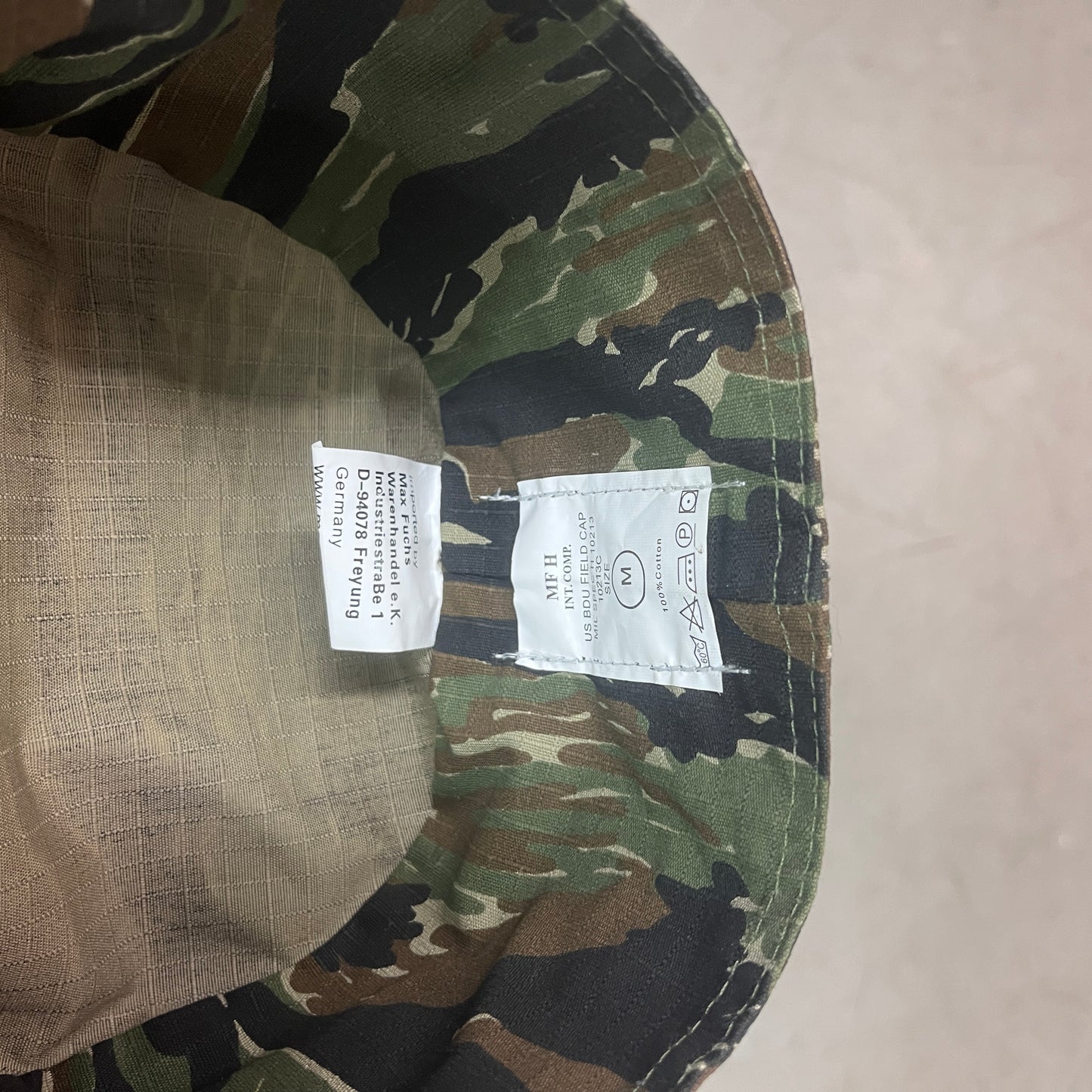 TIGER CAMO PATROL CAP