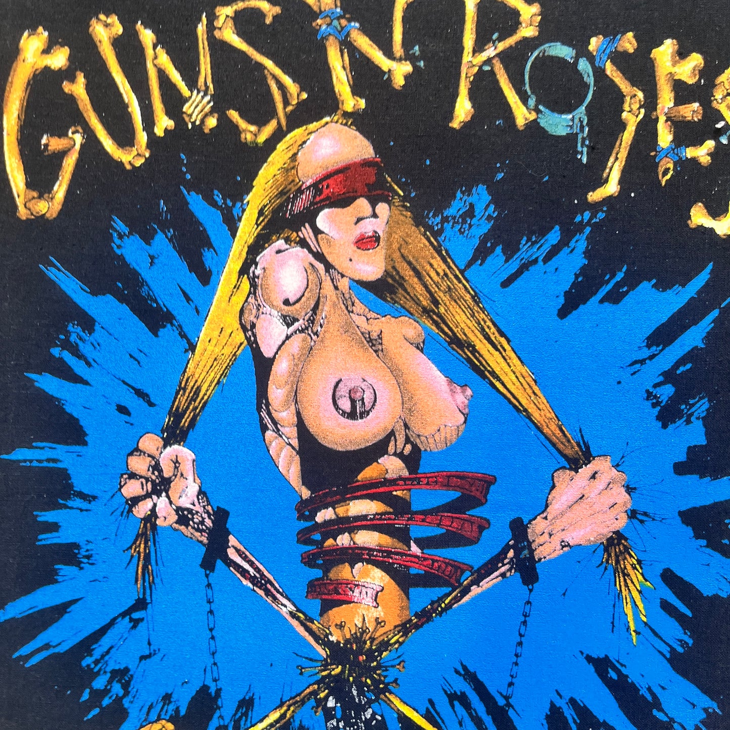 GUNS N ROSES PRETTY TIED UP BACK PATCH 92'