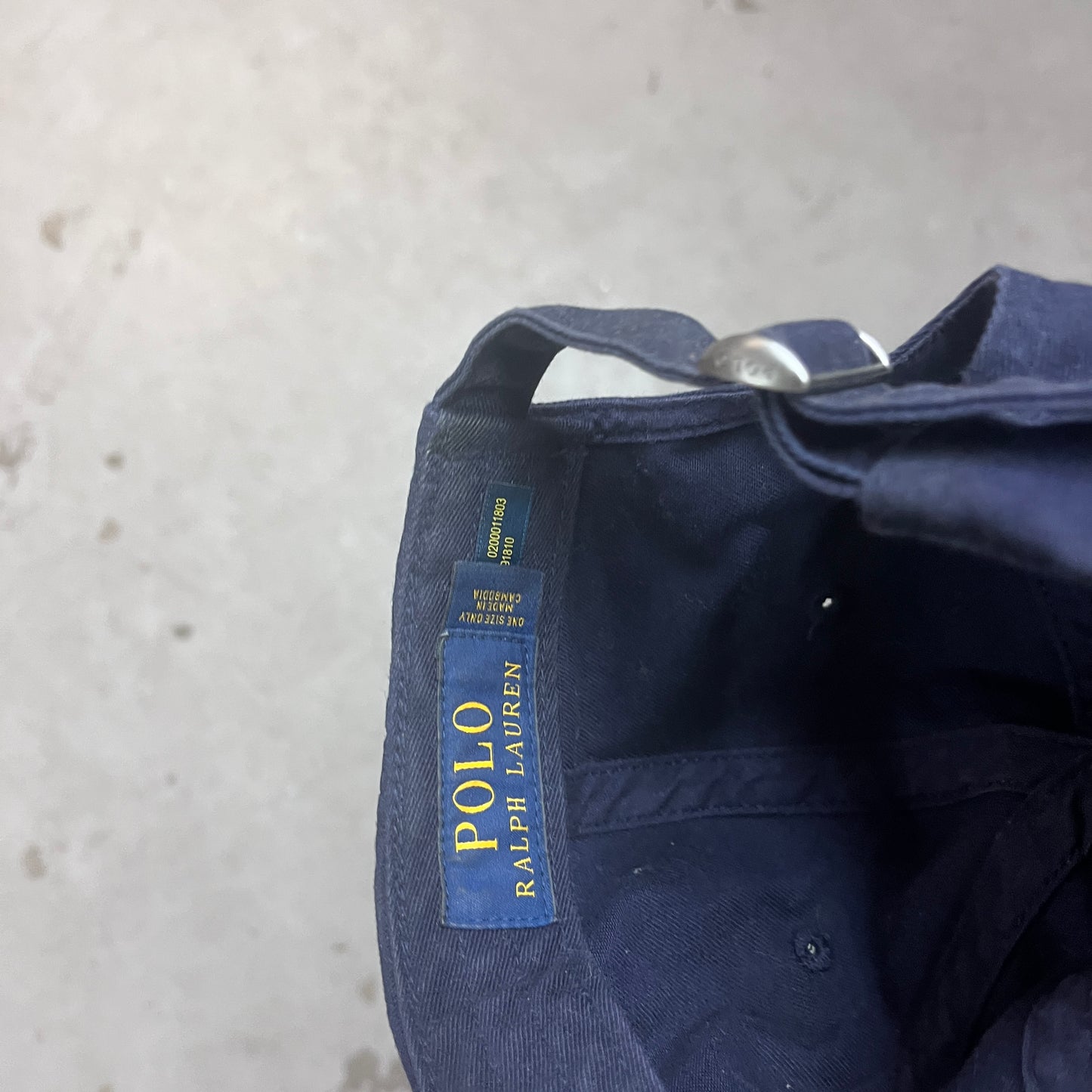 RALPH LAUREN PONY NAVY / YELLOW