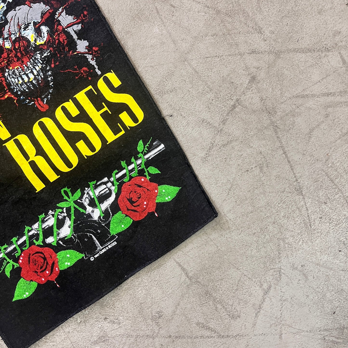 GUNS N ROSES APPETITE FOR DESTRUCTION BACK PATCH 1987