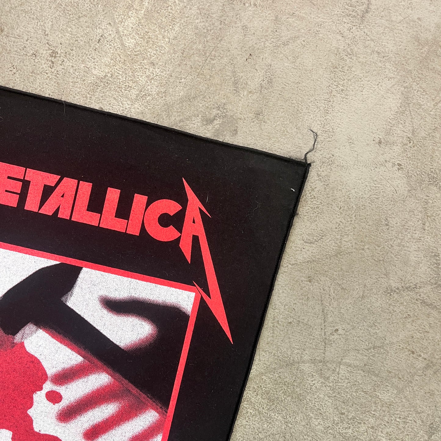 METALLICA KILL`EM ALL BACK PATCH 07
