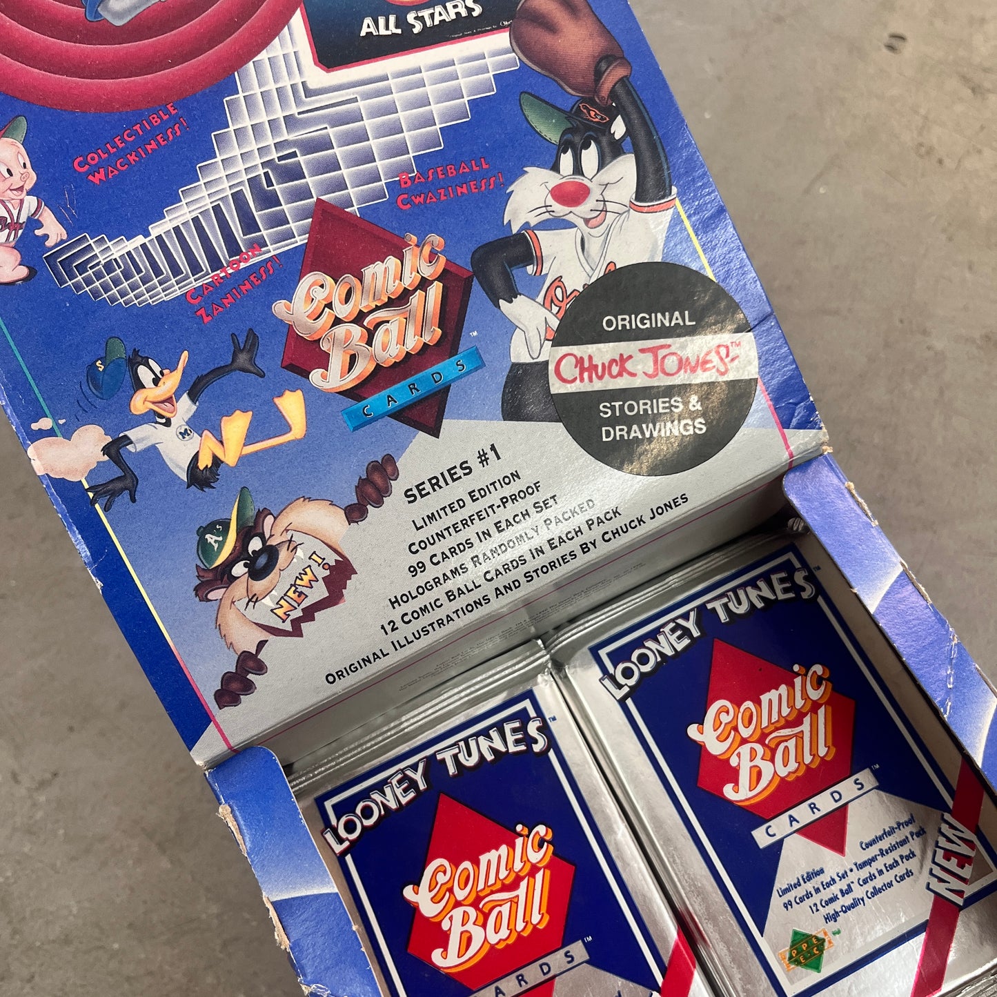 LOONEY TUNES COMIC BALL COLLECTOR CARDS 1990