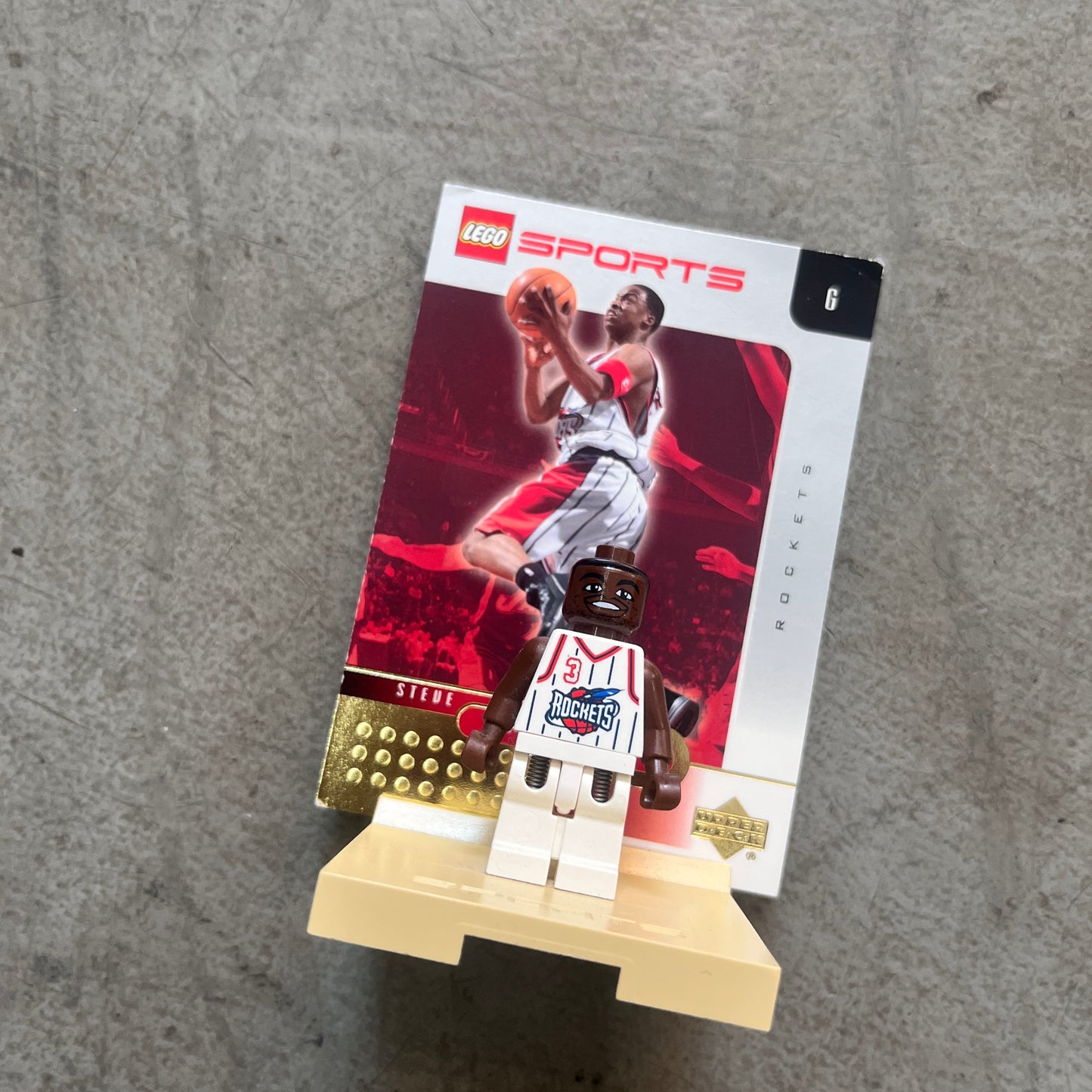 LEGO UPPER DECK NBA STEVE FRANCIS HOUSTON ROCKETS FIGURE 2002
