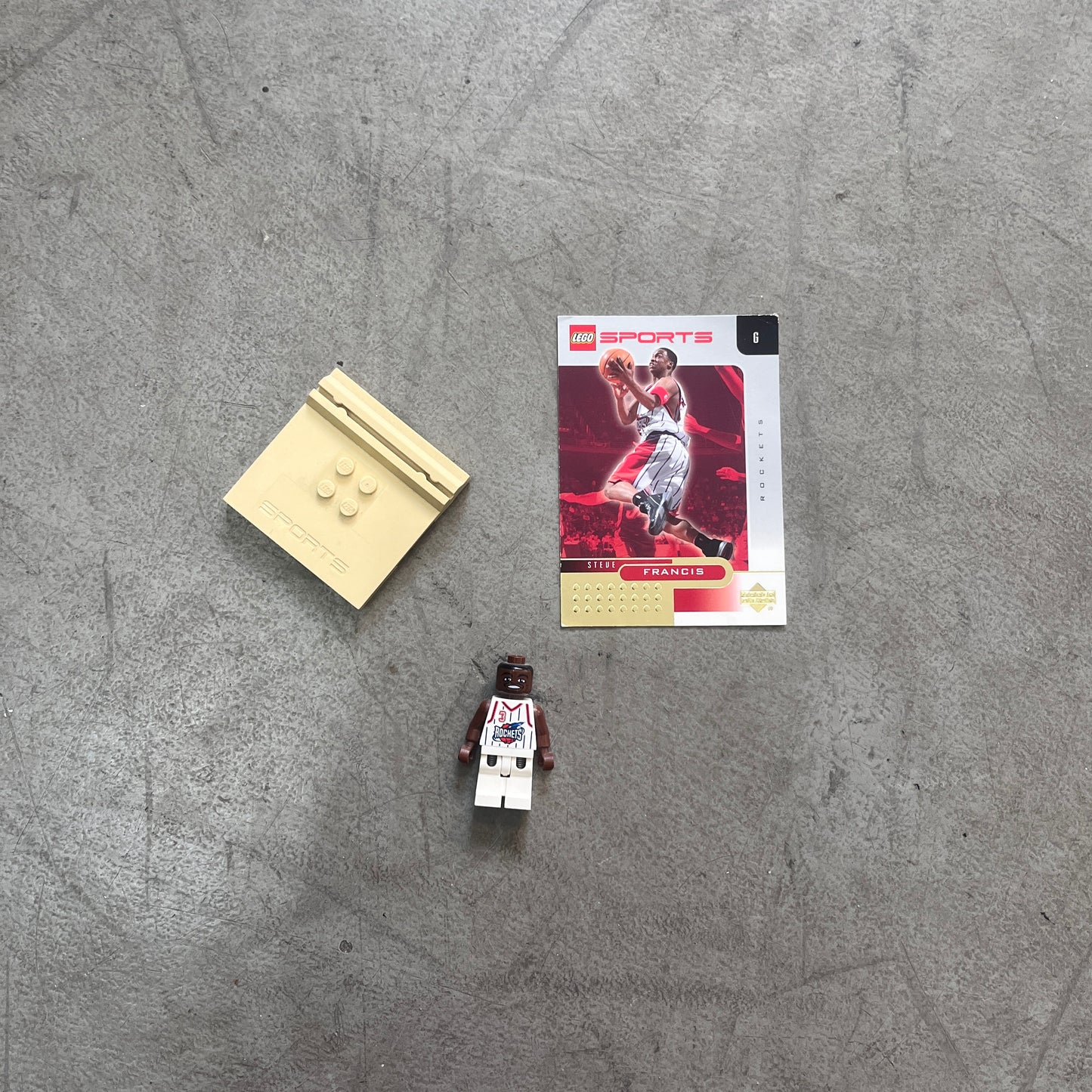 LEGO UPPER DECK NBA STEVE FRANCIS HOUSTON ROCKETS FIGURE 2002