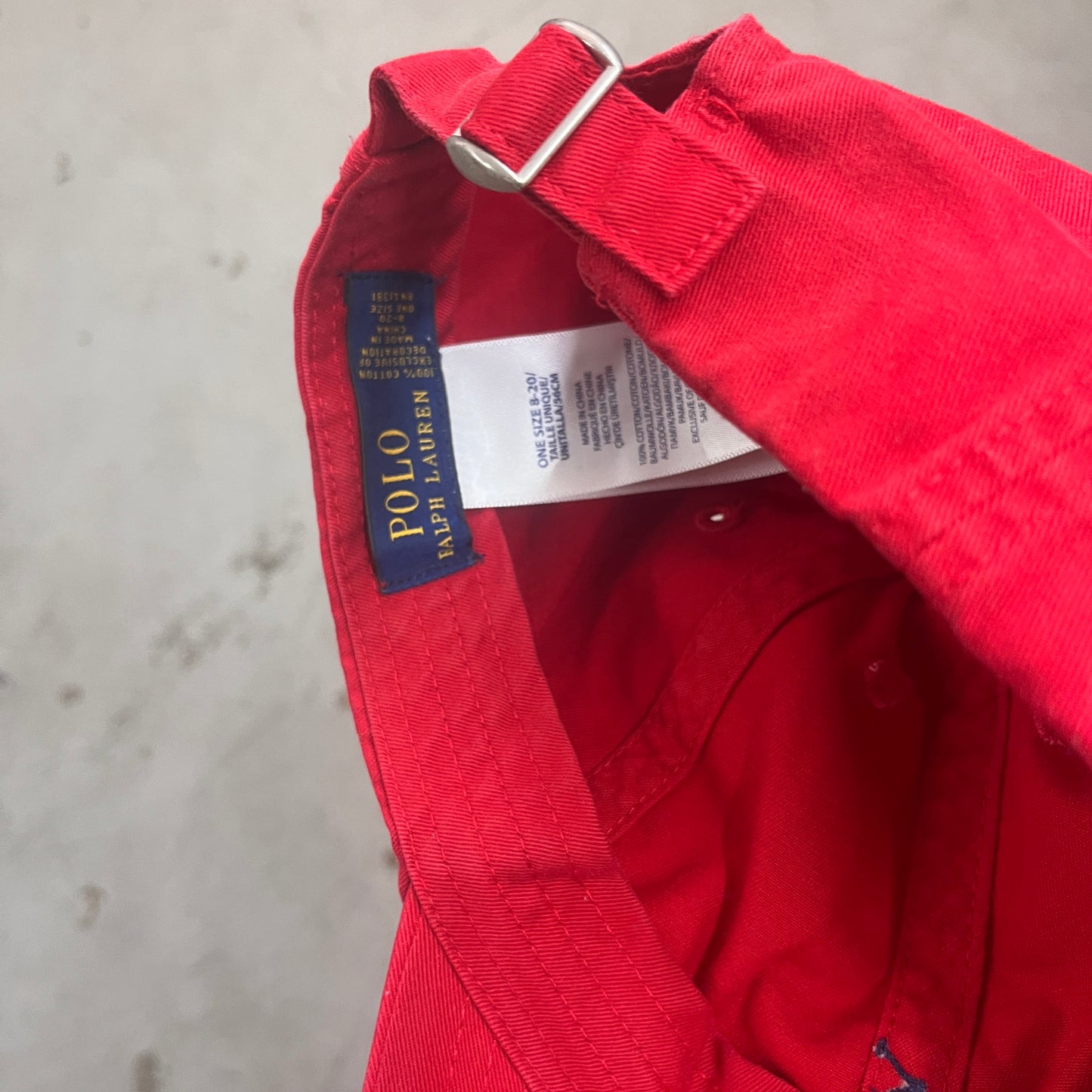 POLO RALPH LAUREN RED CAP