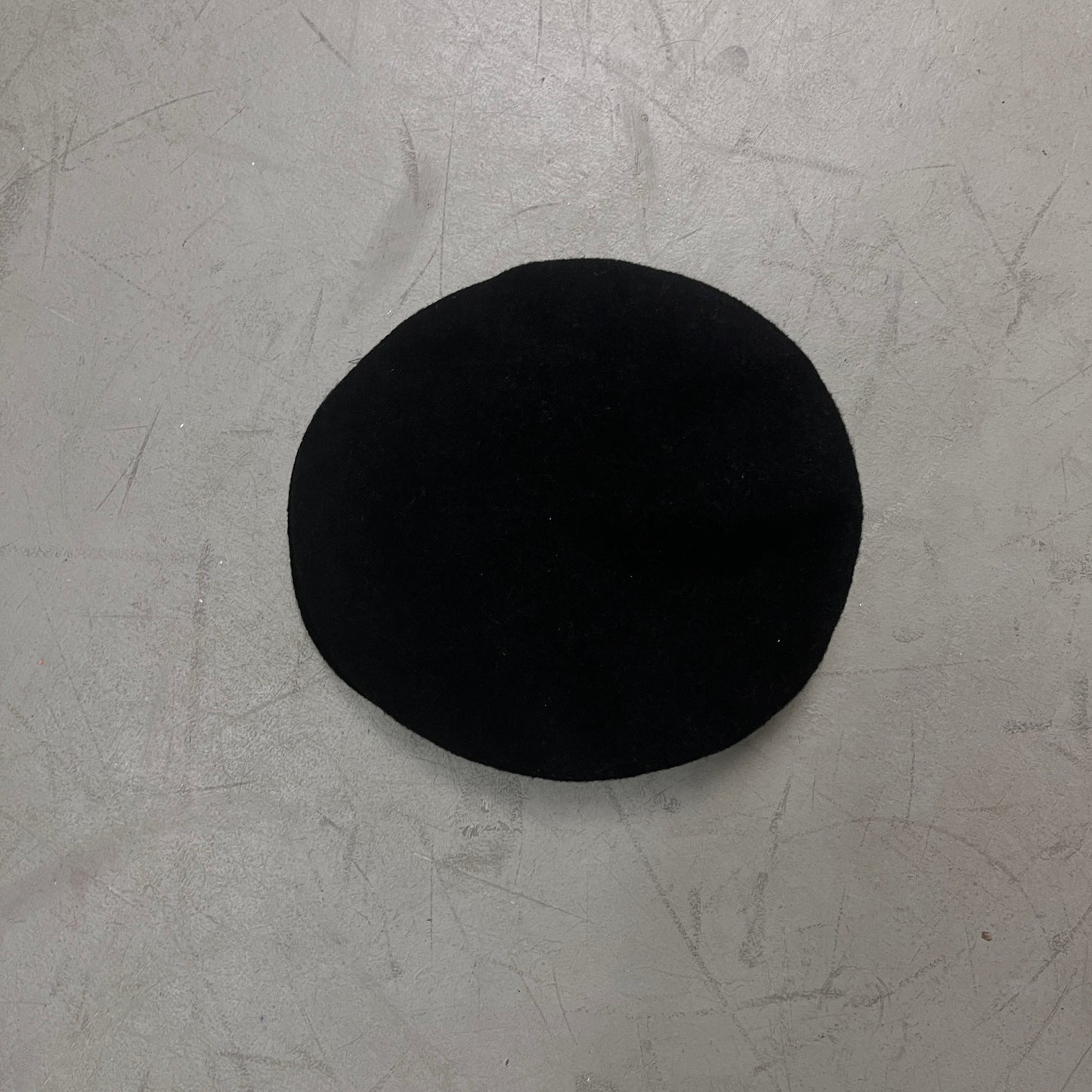 KANGOL WOOL BLK FLAT CAP 90s