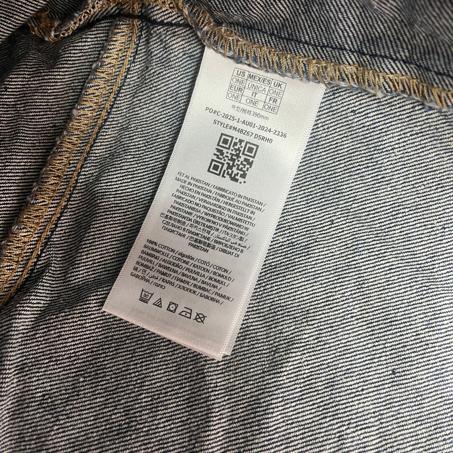 GUESS JEANS DENIM TOTE