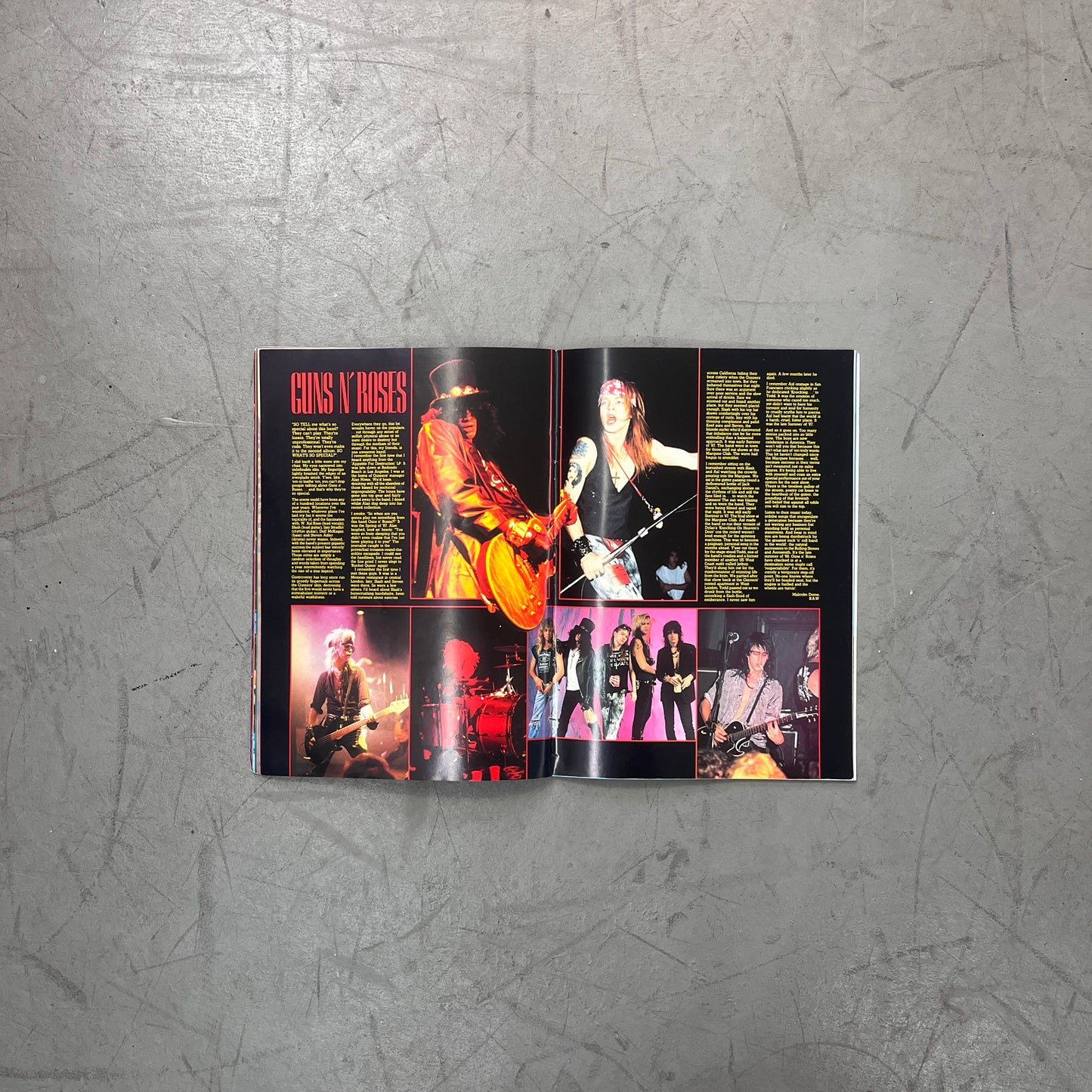 1988 MONSTERS OF ROCK PROGRAMME