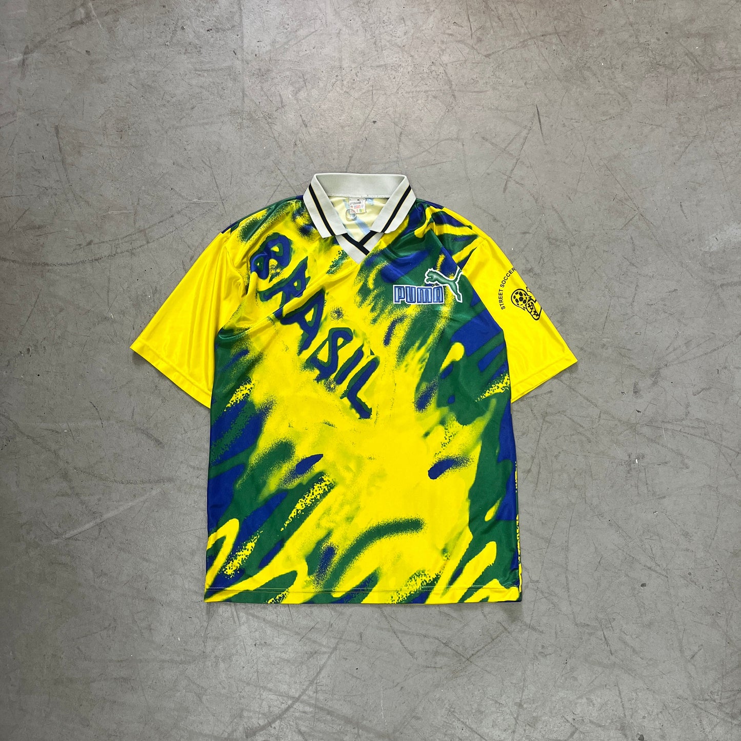 PUMA STREET SOCCER BRAZIL #10 90s [L]