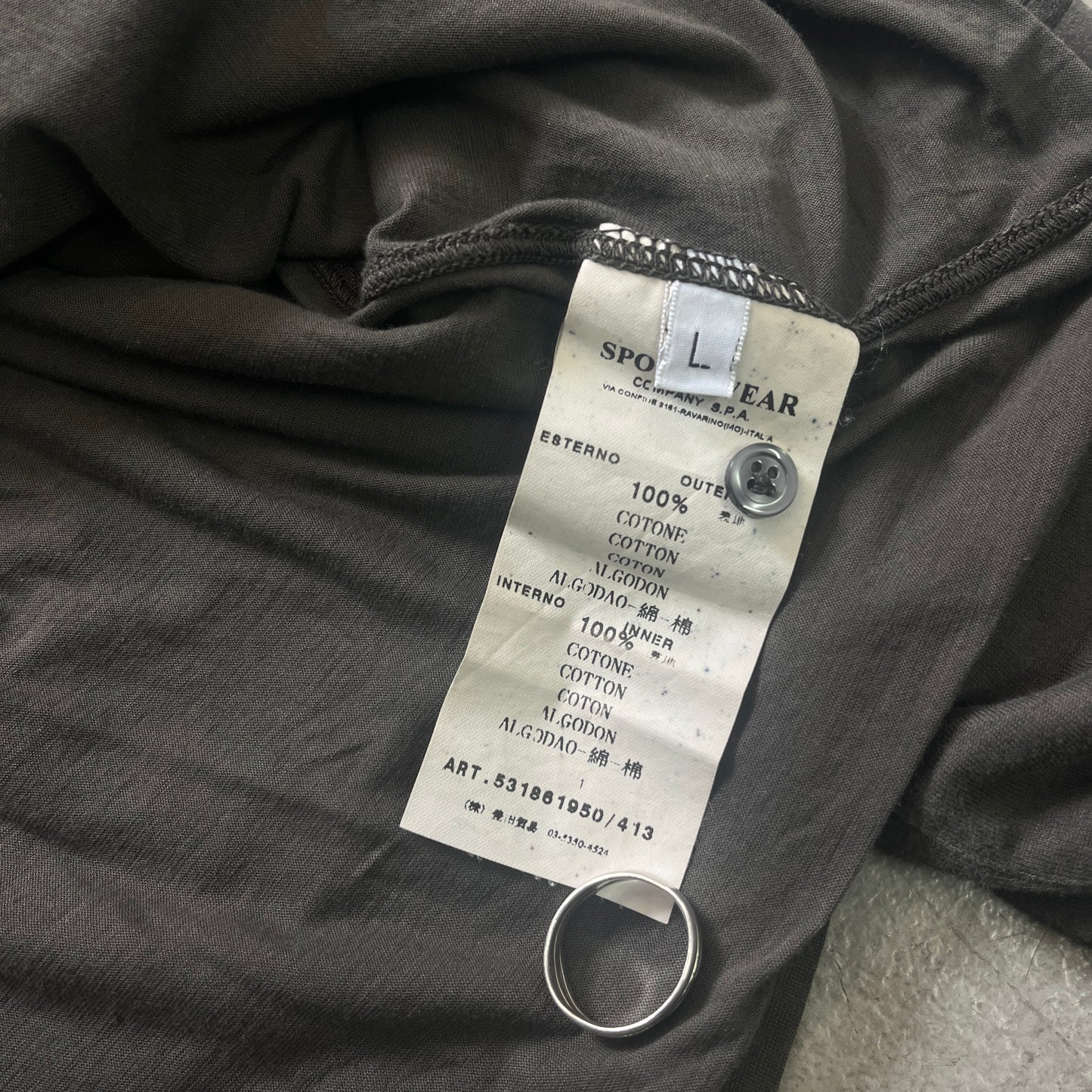 CP COMPANY A/W 2010 DOUBLE LAYER SHIRT [L]