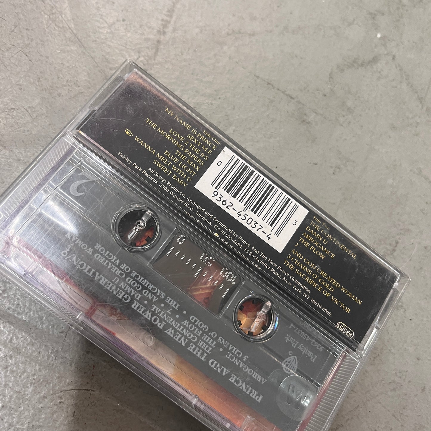 PRINCE AND THE NEW POWER GENERATION TAPE 90s