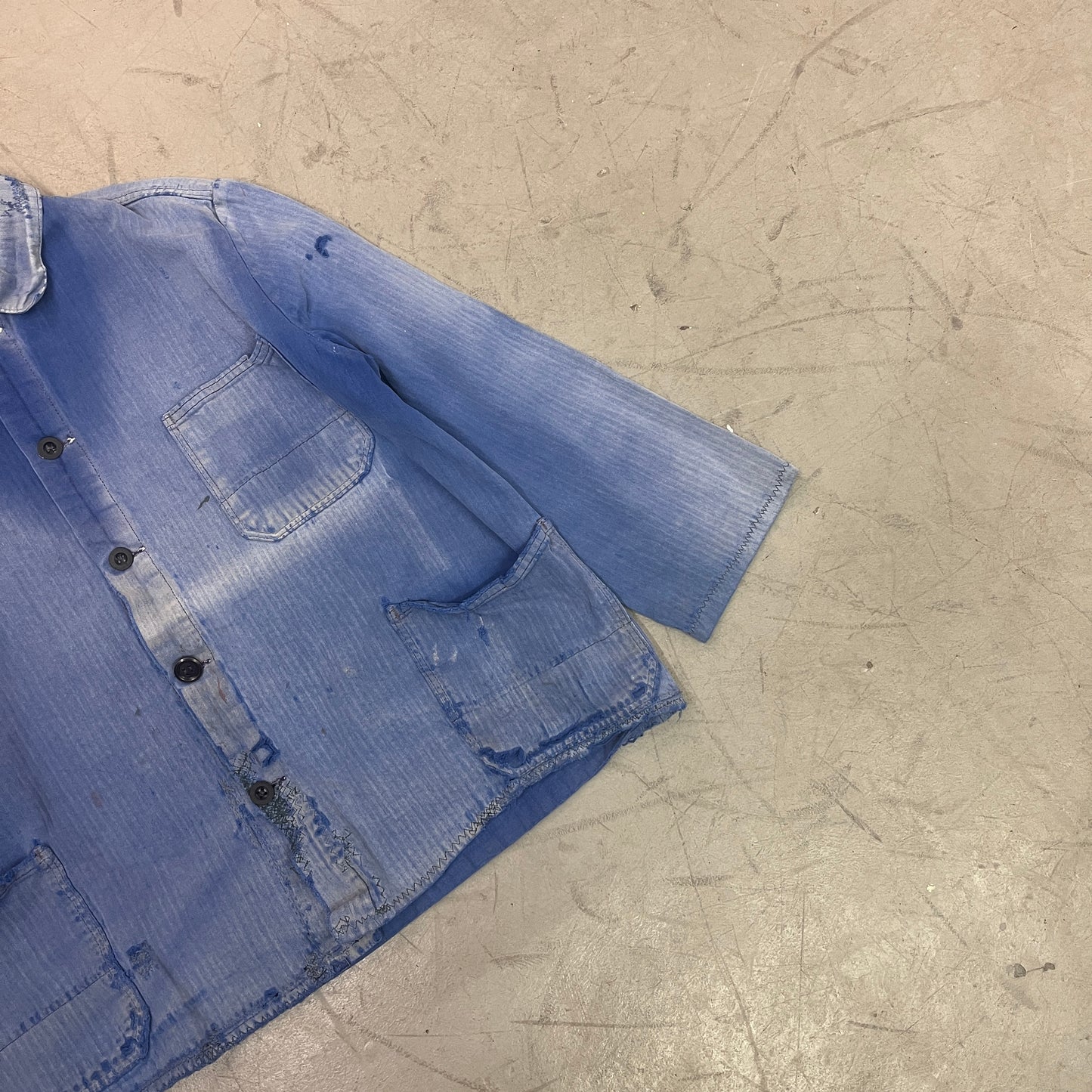 HERRINGBONE COTTON WORK SHIRT 024 [S/M]