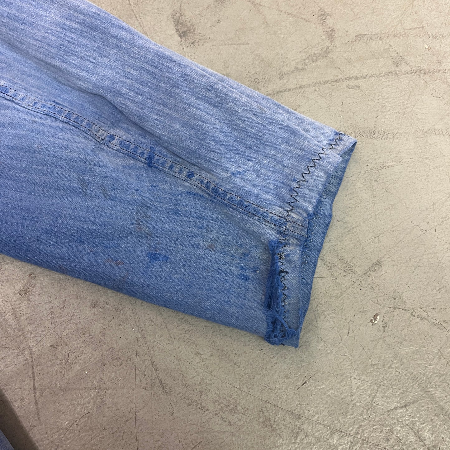 HERRINGBONE COTTON WORK SHIRT 024 [S/M]