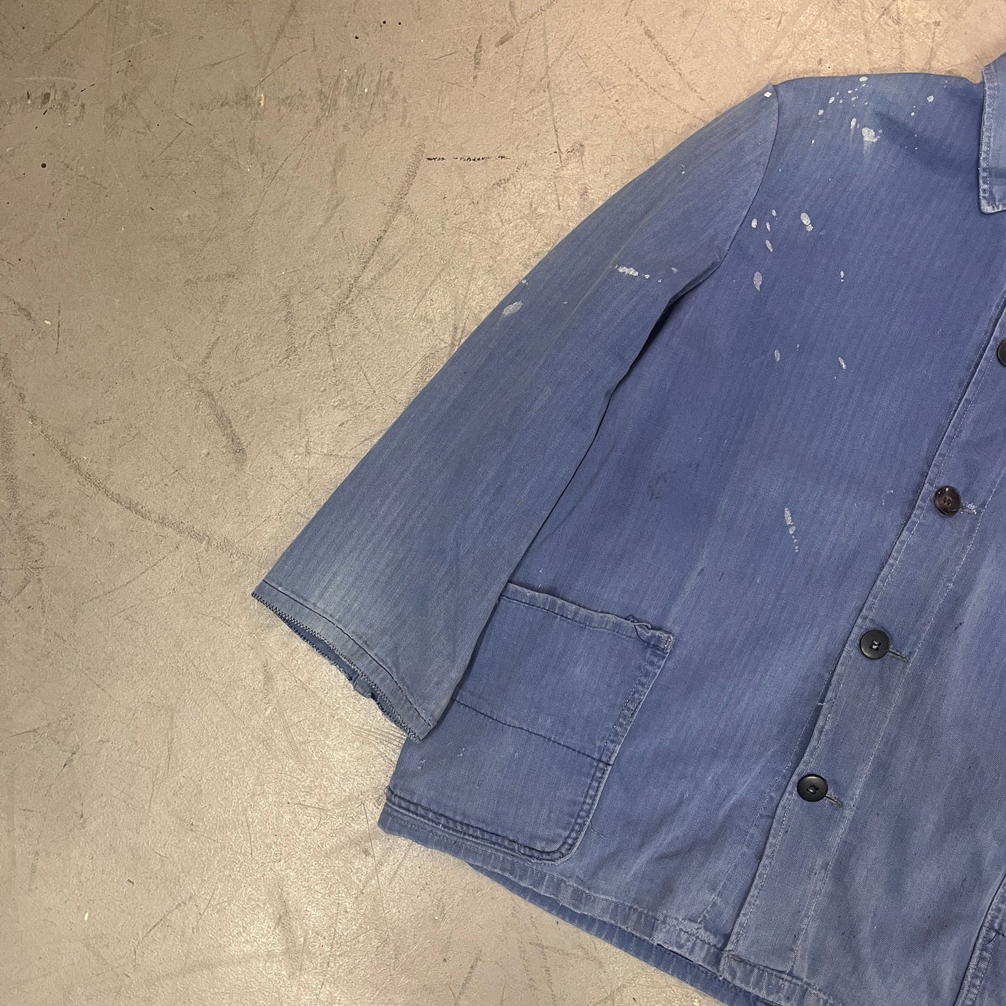 HERRINGBONE COTTON WORK SHIRT 025 [S/M]