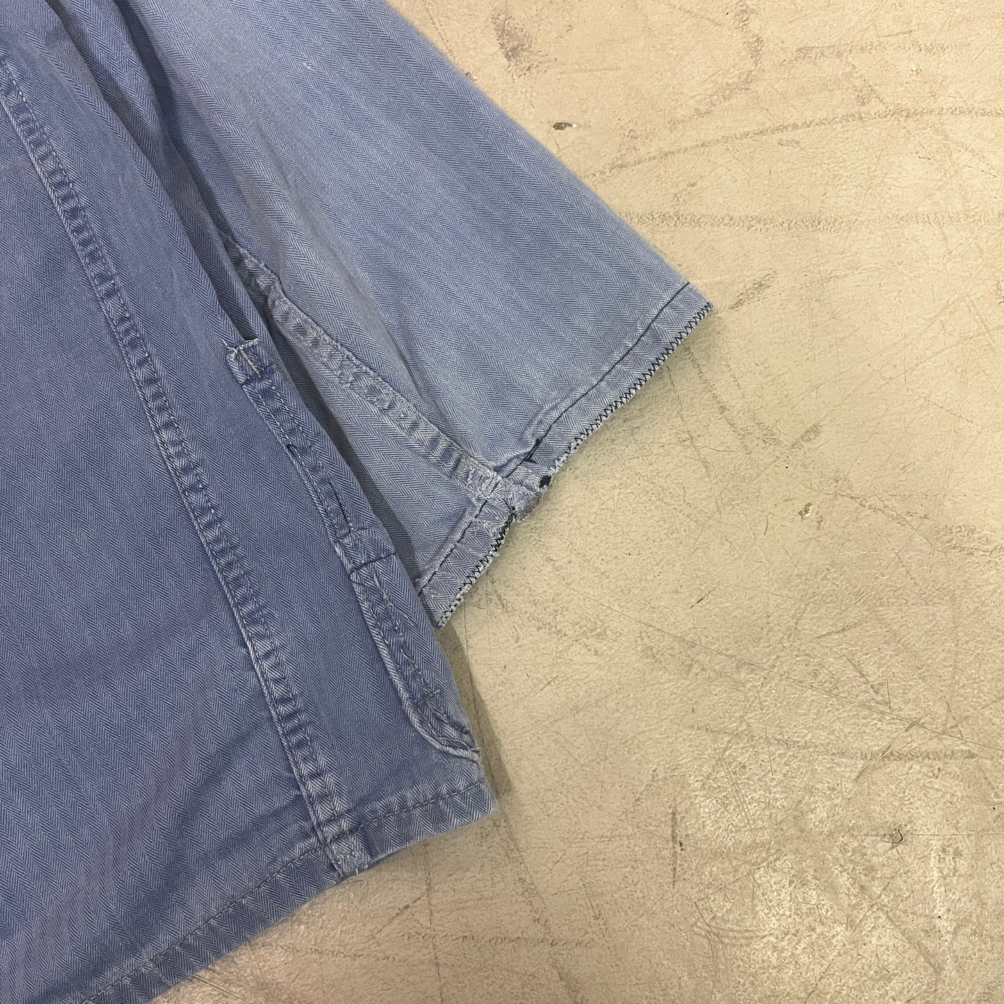 HERRINGBONE COTTON WORK SHIRT 025 [S/M]