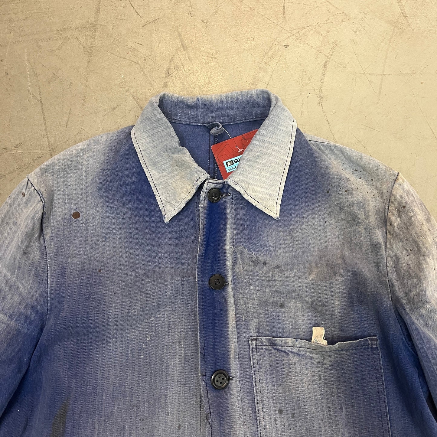 HERRINGBONE COTTON WORK SHIRT 027 [M]