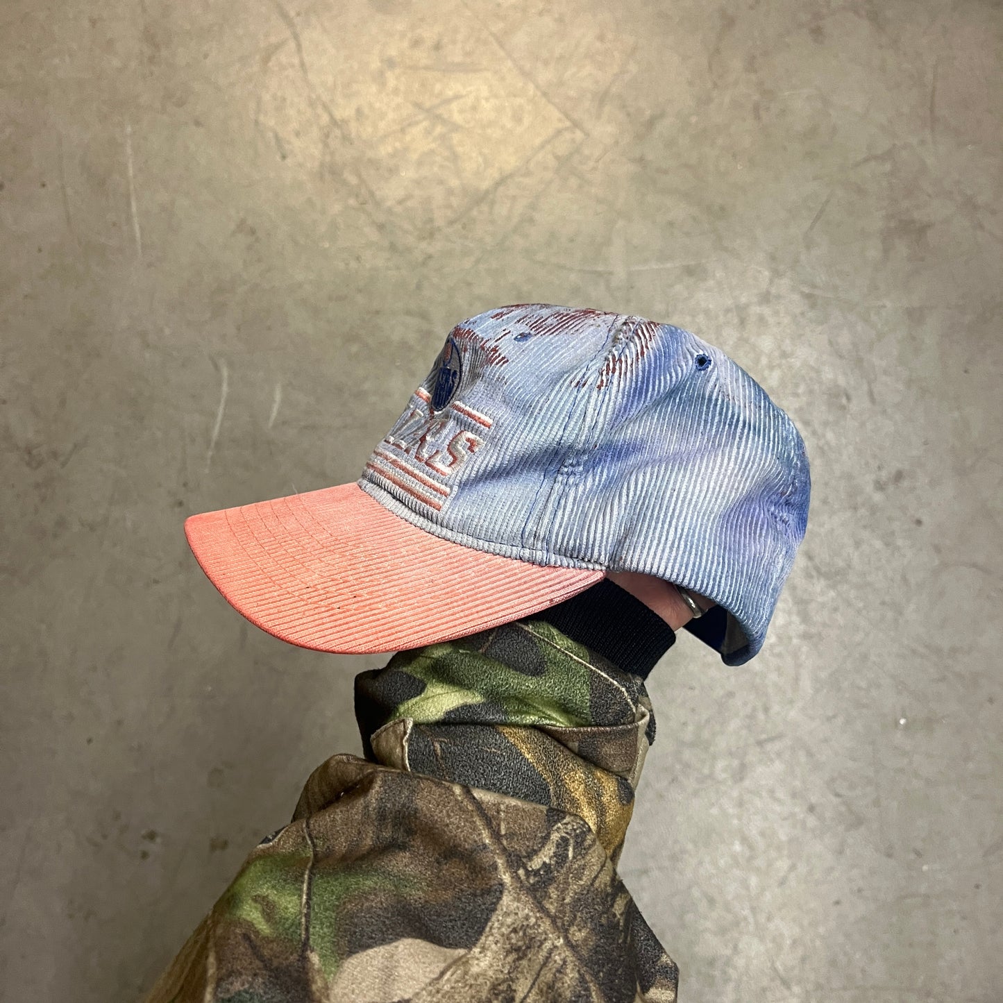 EDMONTON OILERS CORDUROY CAP