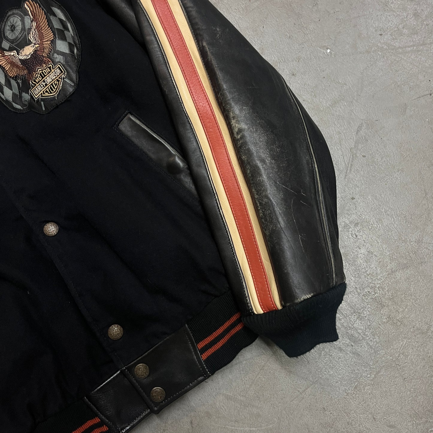 HARLEY DAVIDSON LEATHER JACKET [L]