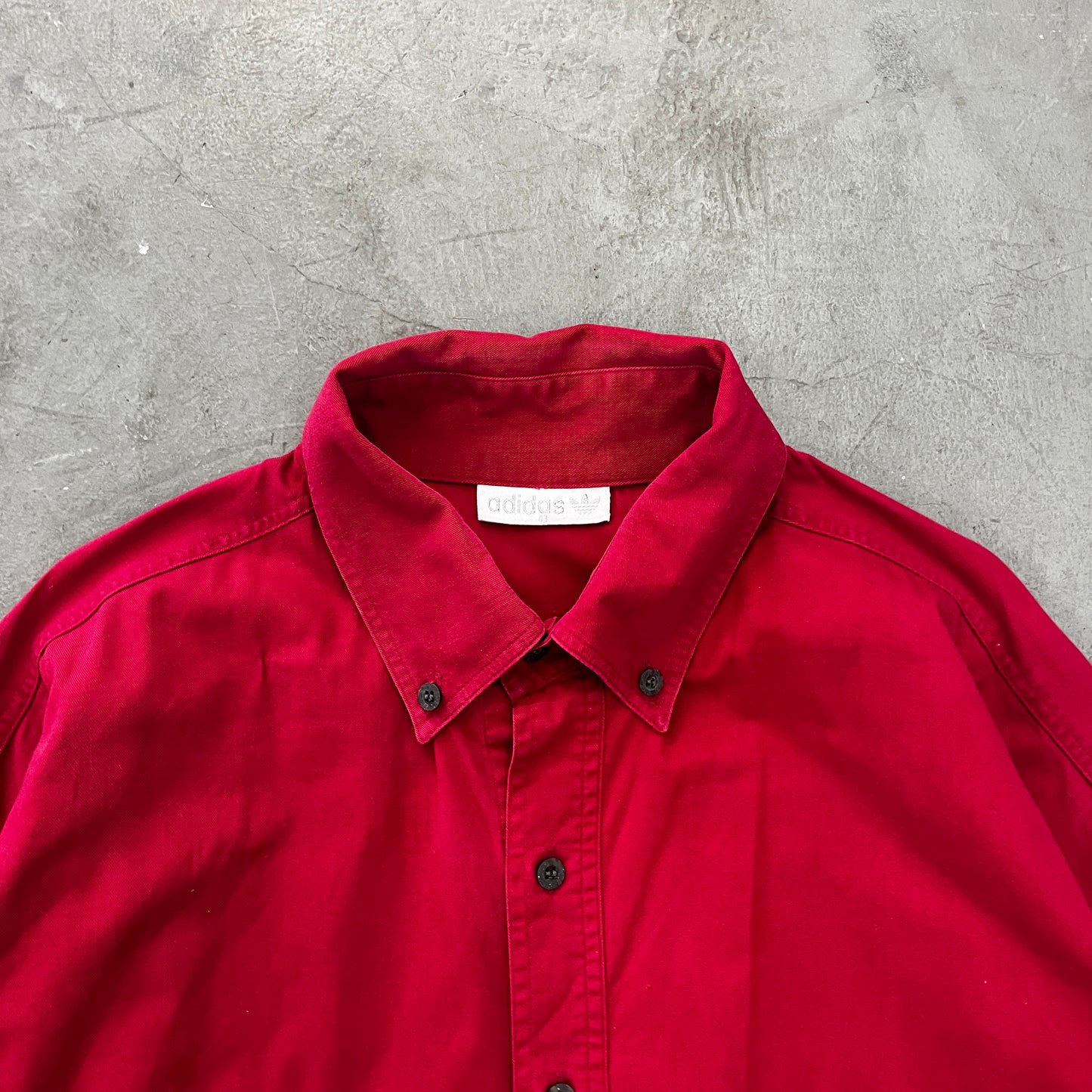 ADIDAS RED SHIRT 90s [XL]