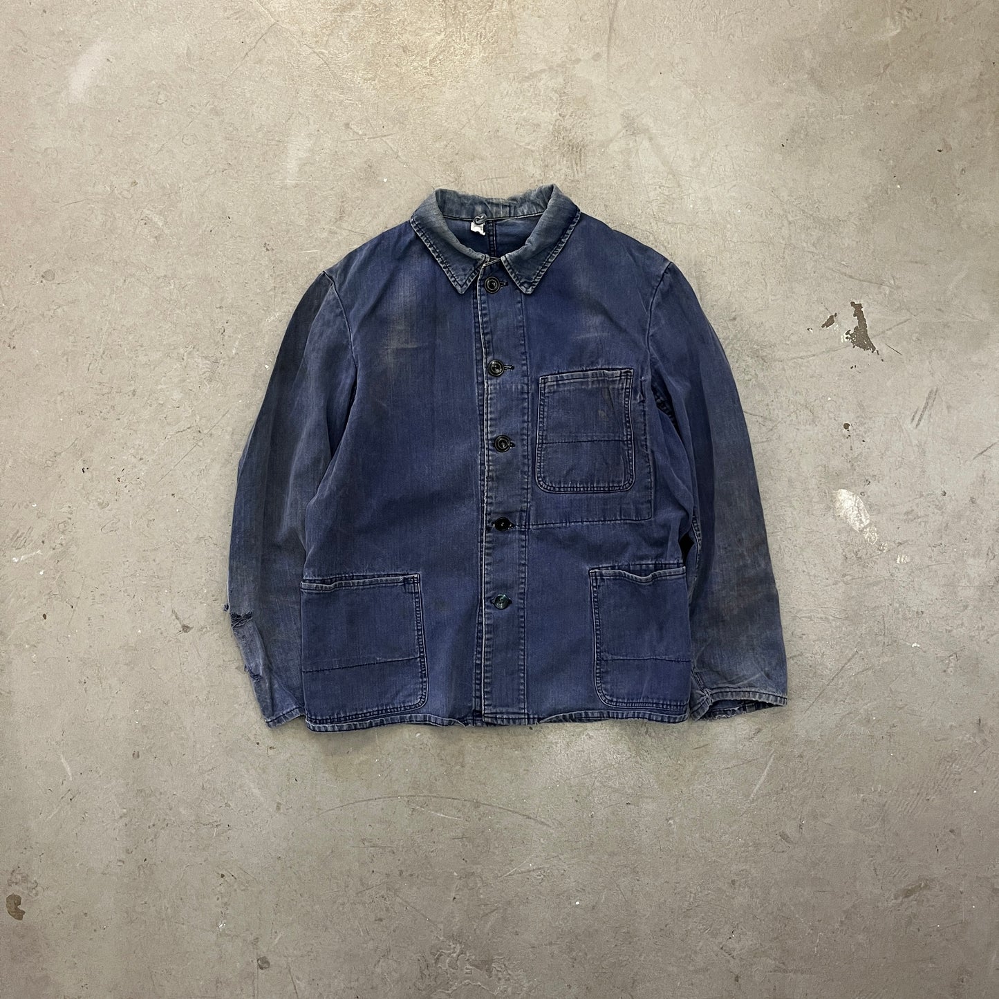 BLUE WORK SHIRT // 14 [S/M]