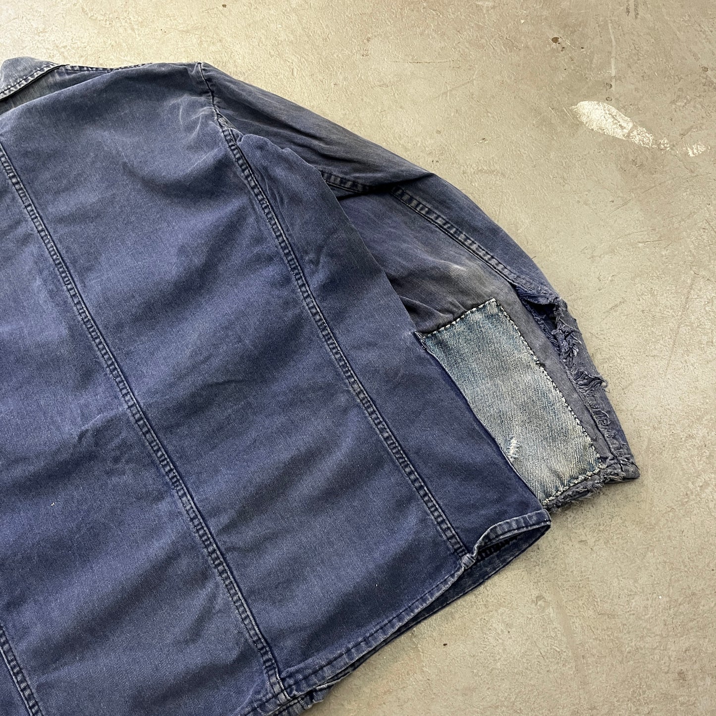 BLUE WORK SHIRT // 14 [S/M]