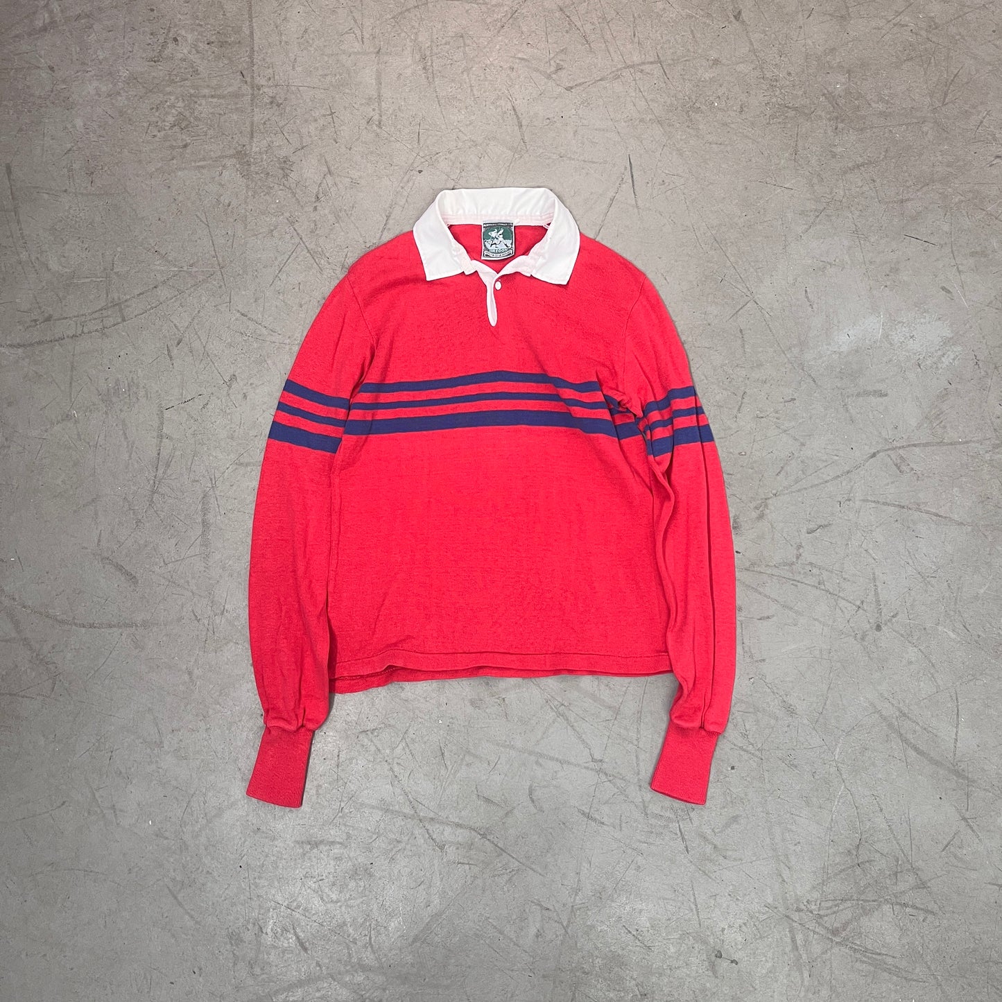MCINTOSH & SEYMOUR FINE KNIT RED/BLU 90s [M/L]