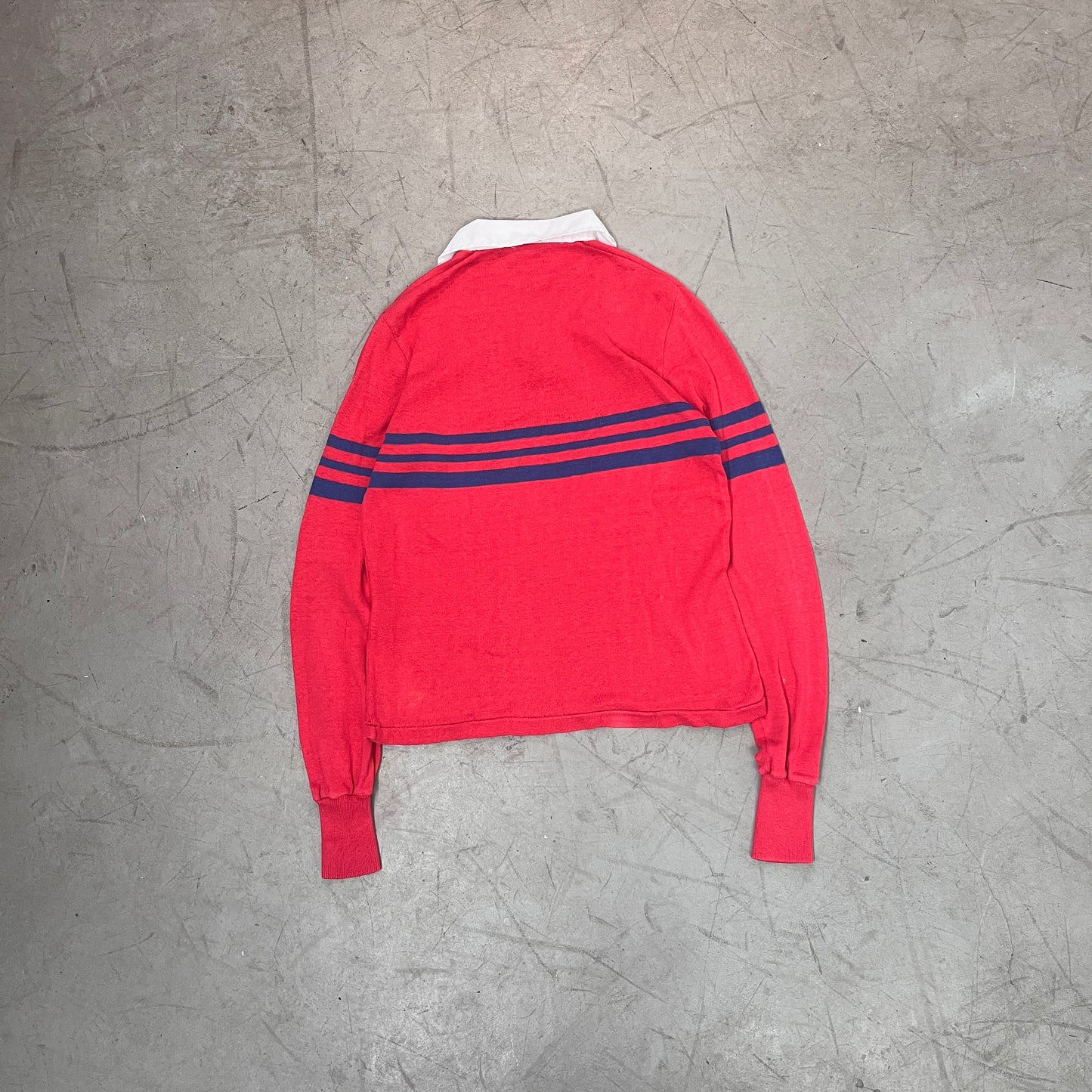 MCINTOSH & SEYMOUR FINE KNIT RED/BLU 90s [M/L]
