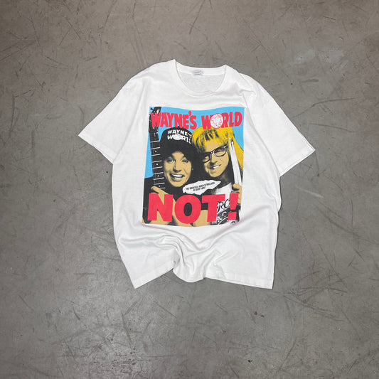 WAYNE'S WORLD PROMO T-SHIRT 1992 [XL]