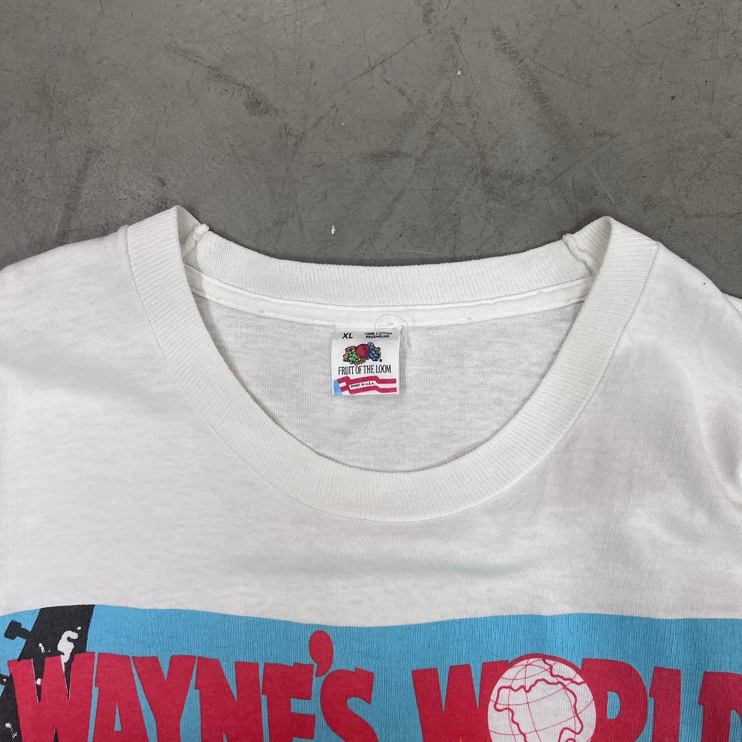 WAYNE'S WORLD PROMO T-SHIRT 1992 [XL]