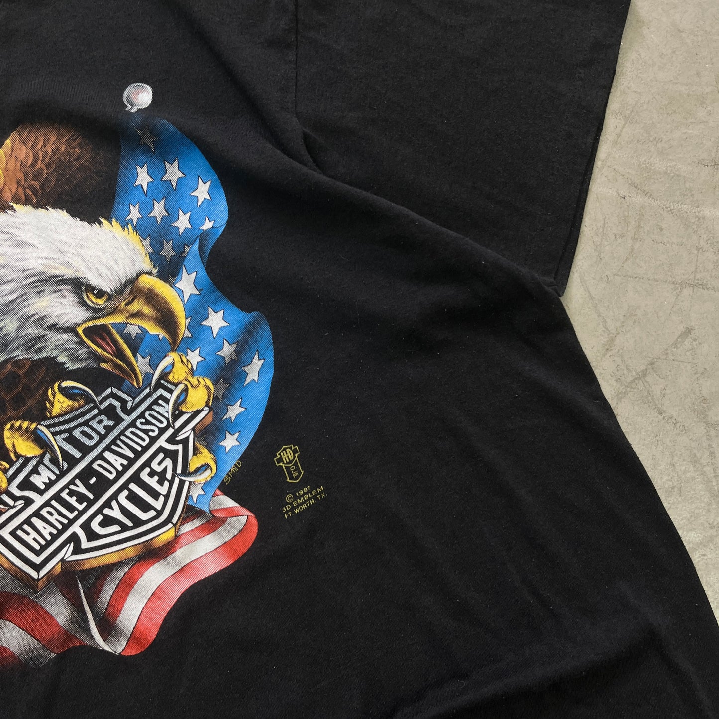 HARLEY DAVIDSON 3D EMBLEM 1987 [XL]