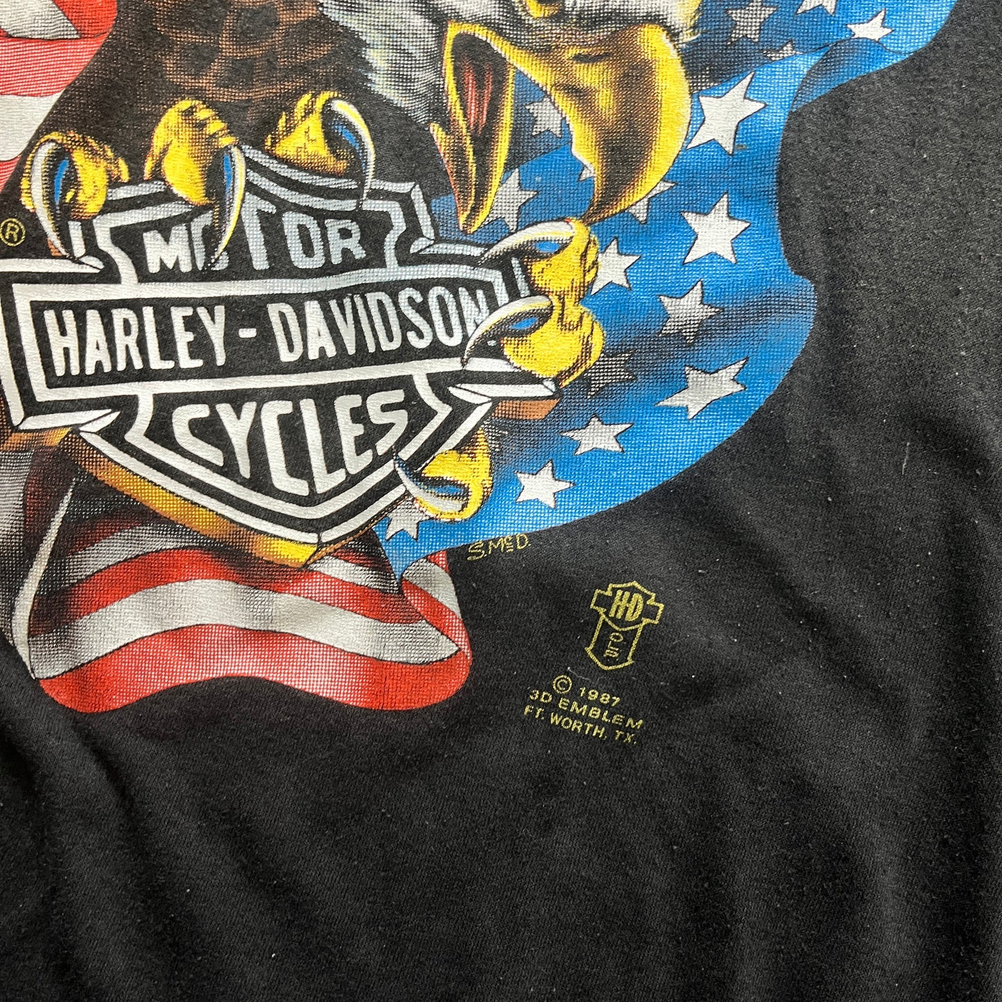 HARLEY DAVIDSON 3D EMBLEM 1987 [XL]
