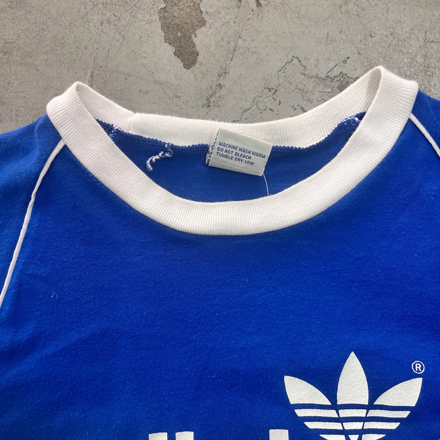 ADIDAS BLU TREFOIL RINGER 80s [M]