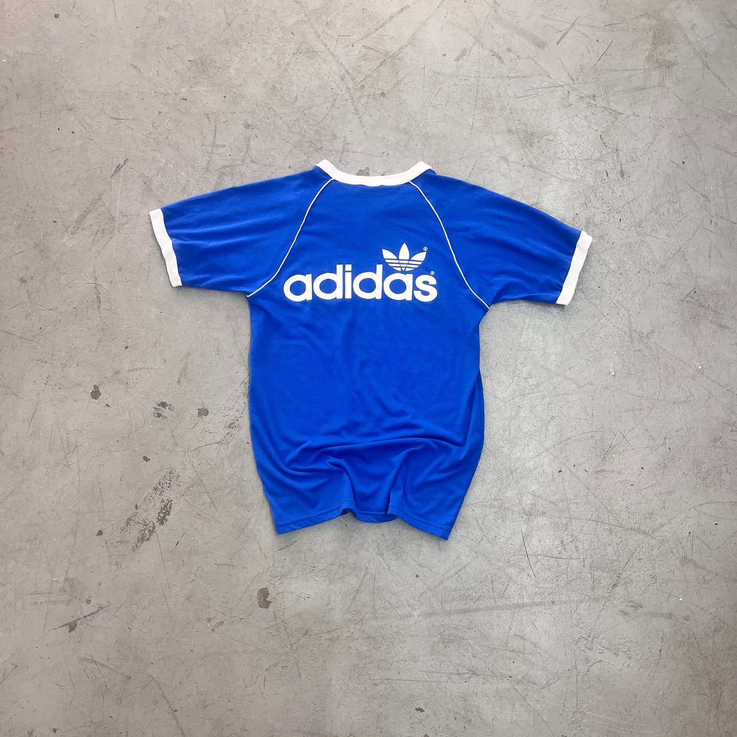ADIDAS BLU TREFOIL RINGER 80s [M]