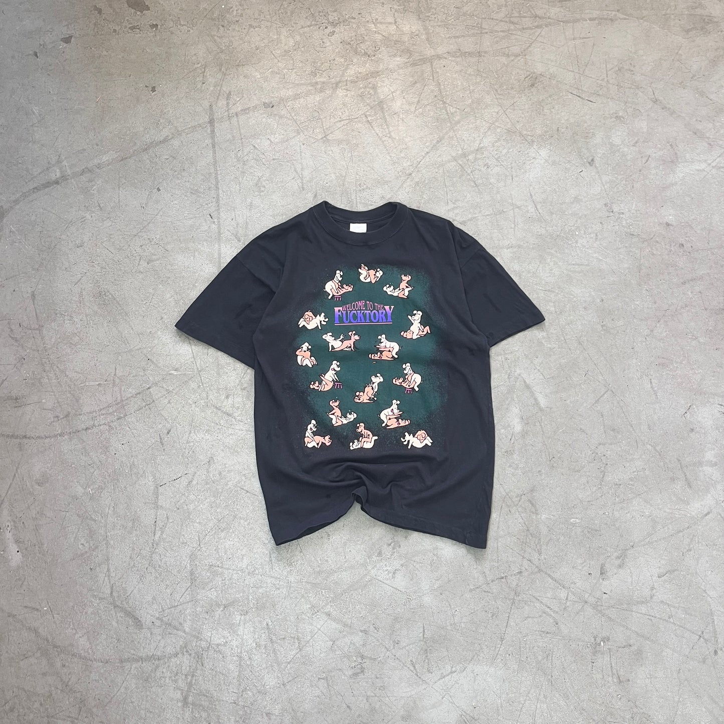 VINTAGE FUCKTORY T-SHIRT 90S 