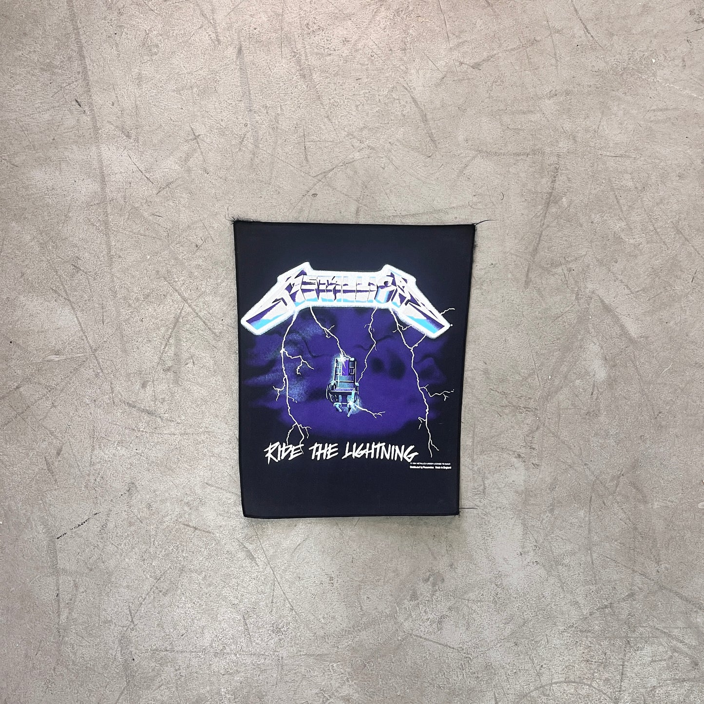 METALLICA RIDE THE LIGHTNING 94 BACK PATCH