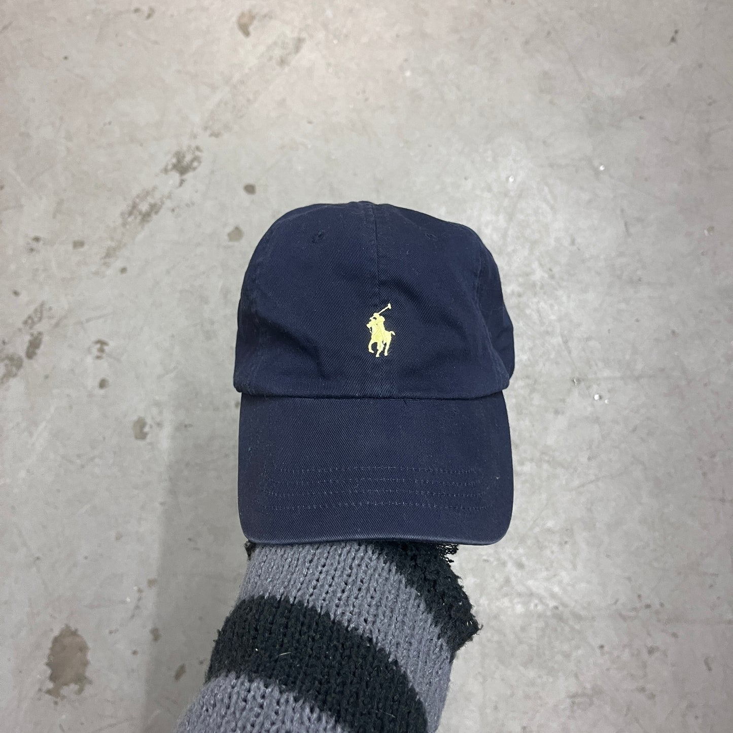 RALPH LAUREN PONY NAVY / YELLOW