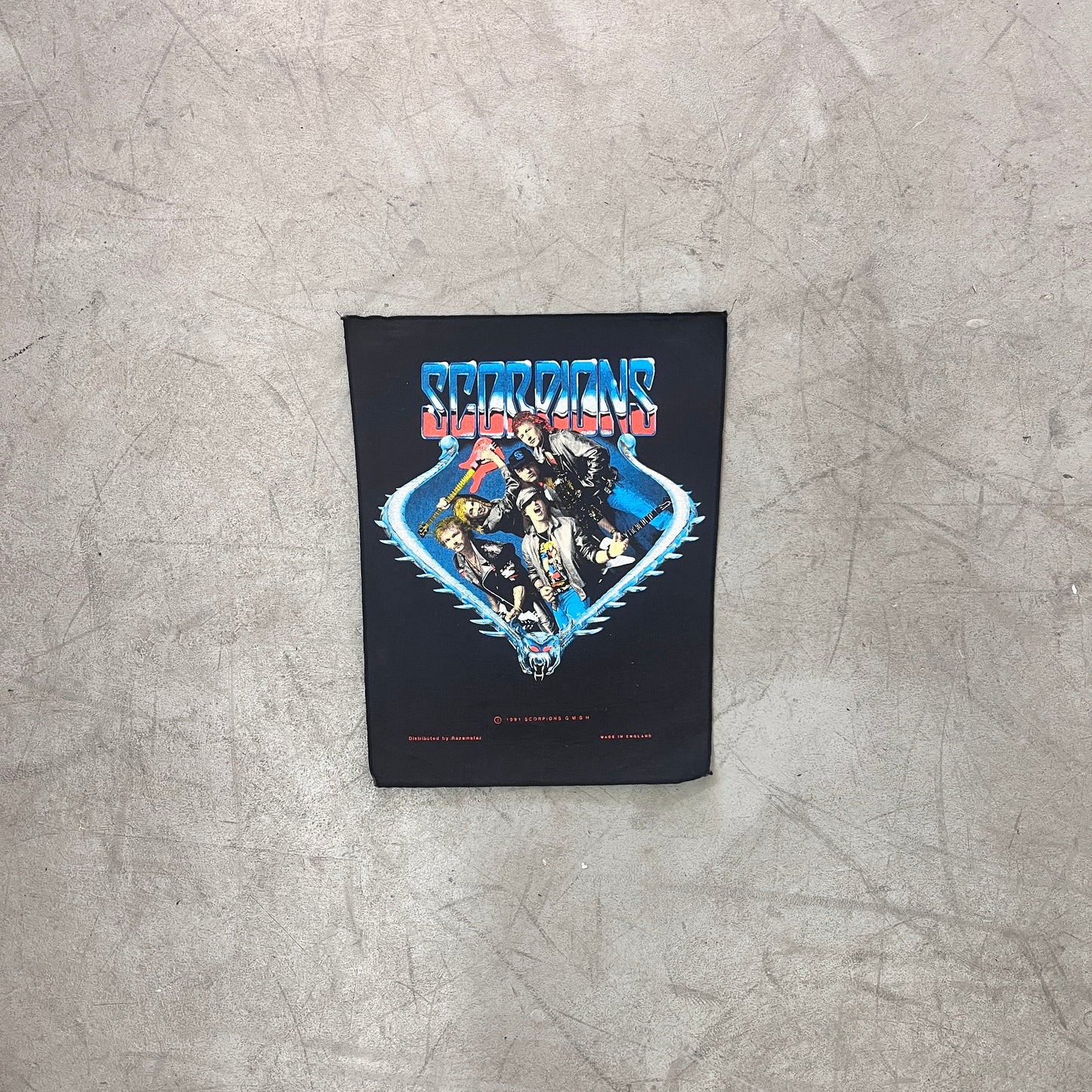SCORPIONS BACK PATCH 91