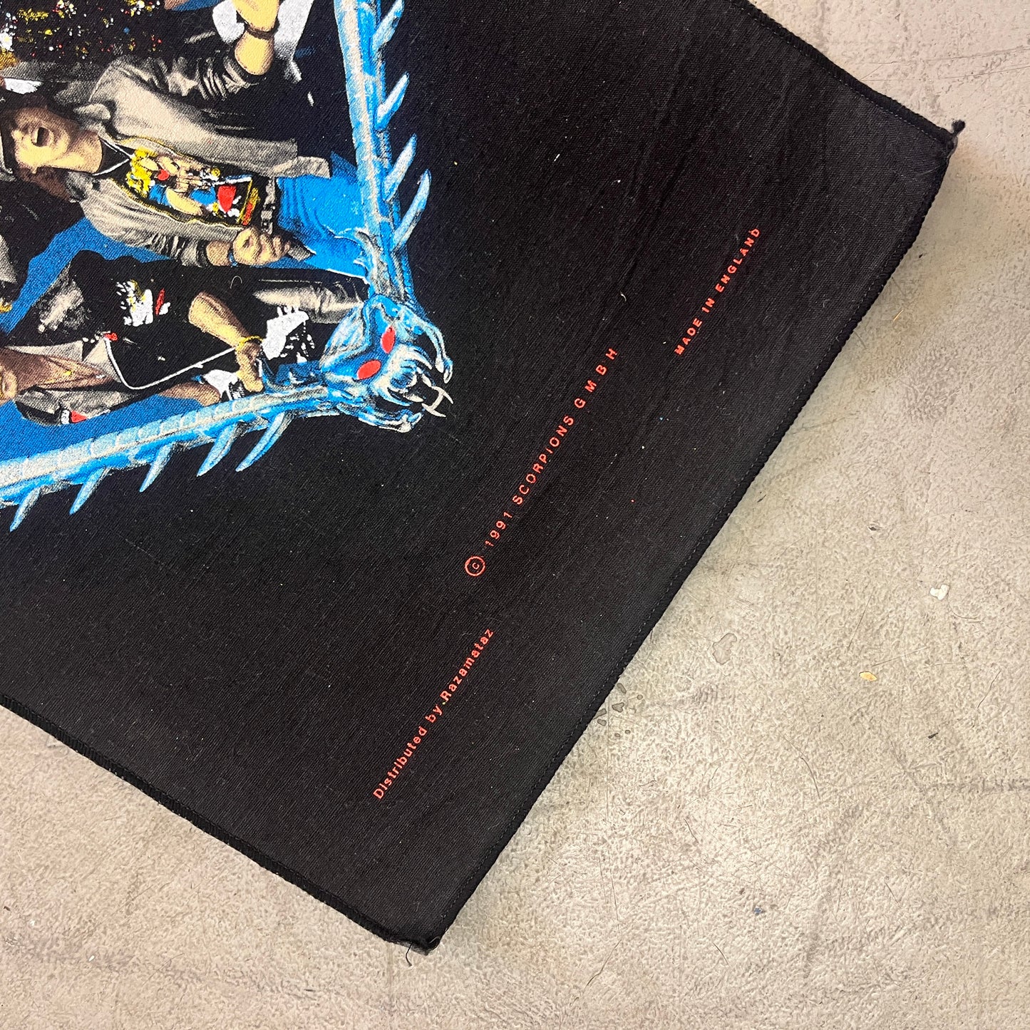 SCORPIONS BACK PATCH 91