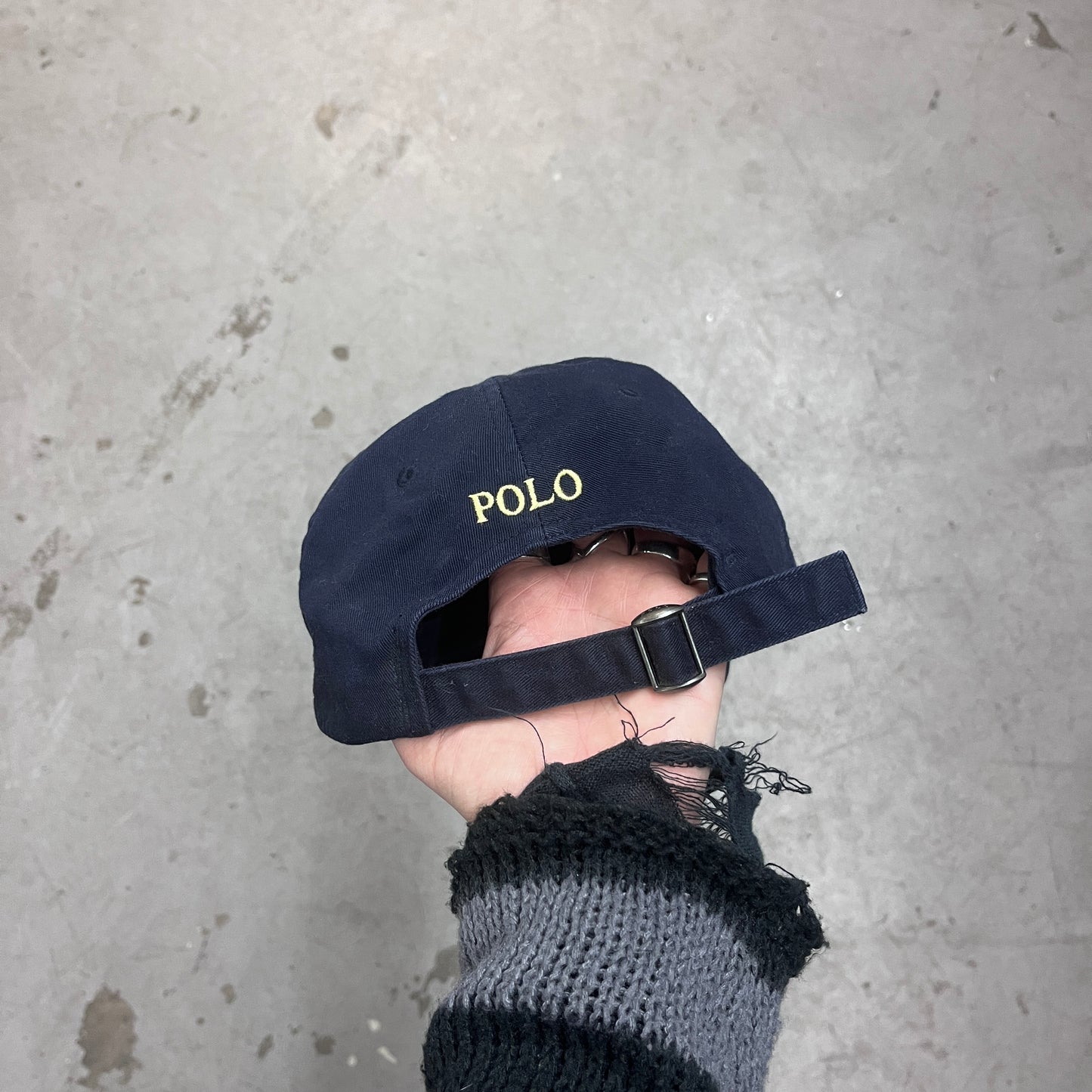 RALPH LAUREN PONY NAVY / YELLOW