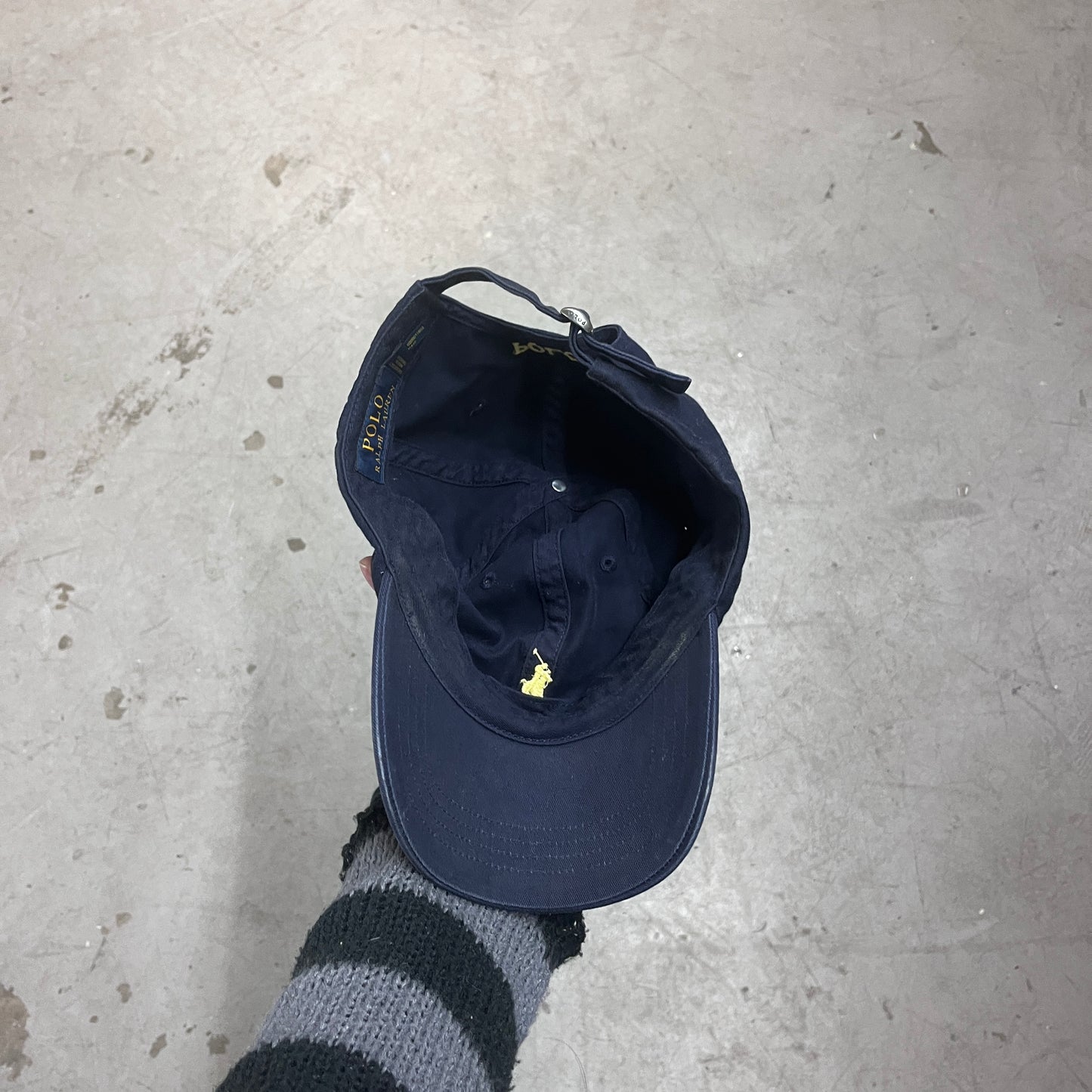 RALPH LAUREN PONY NAVY / YELLOW