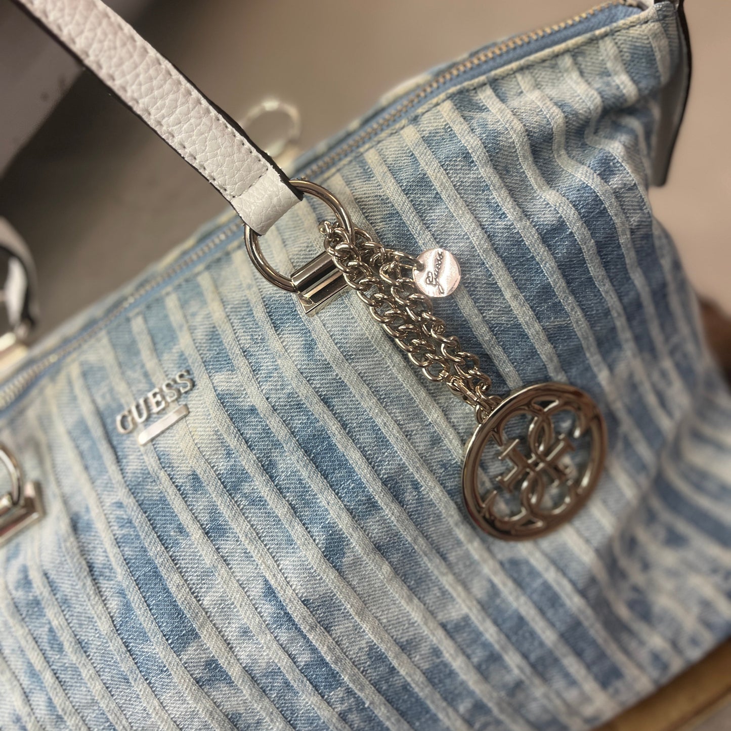 GUESS KORRY DENIM BAG Y2K