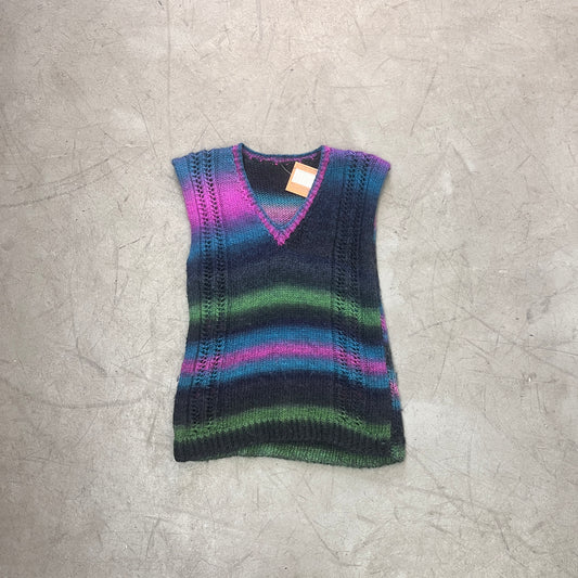 OMBRE HOMEMADE KNITTED VEST [M/L]