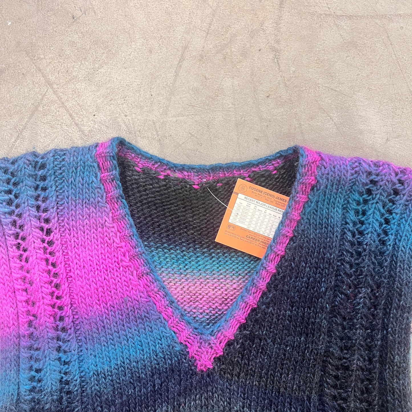 OMBRE HOMEMADE KNITTED VEST [M/L]