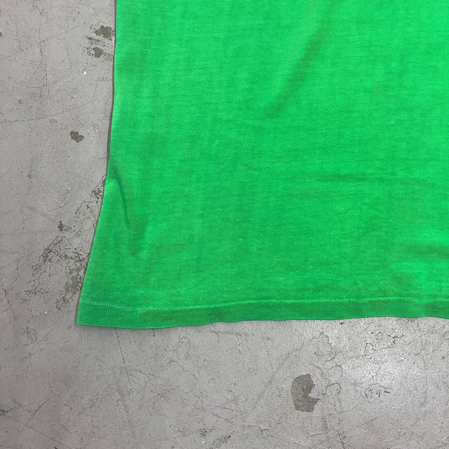 ADIDAS GREEN FINE KNIT JERSEY 80s  [M]