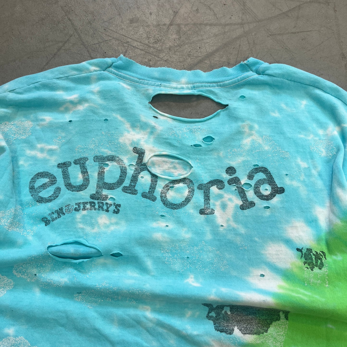 BEN AND JERRYS EUPHORIA AOP LIQUID BLUE [XL]