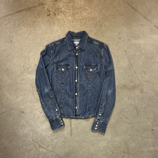 DOLCE AND GABBANA WESTERSN DENIM SHIRT [M]