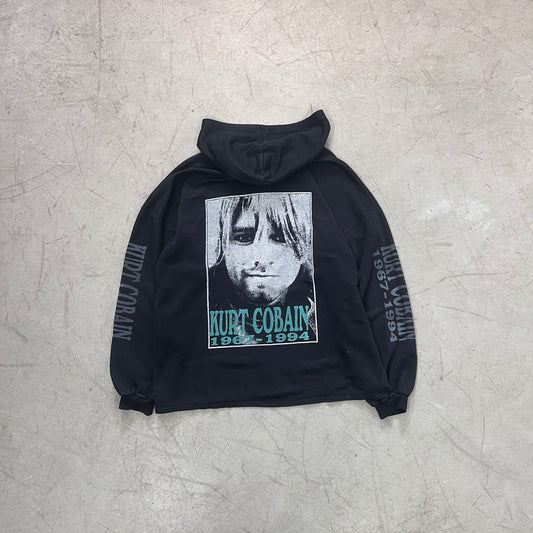 KURT COBAIN EURO BOOT HOODIE 90s [L]