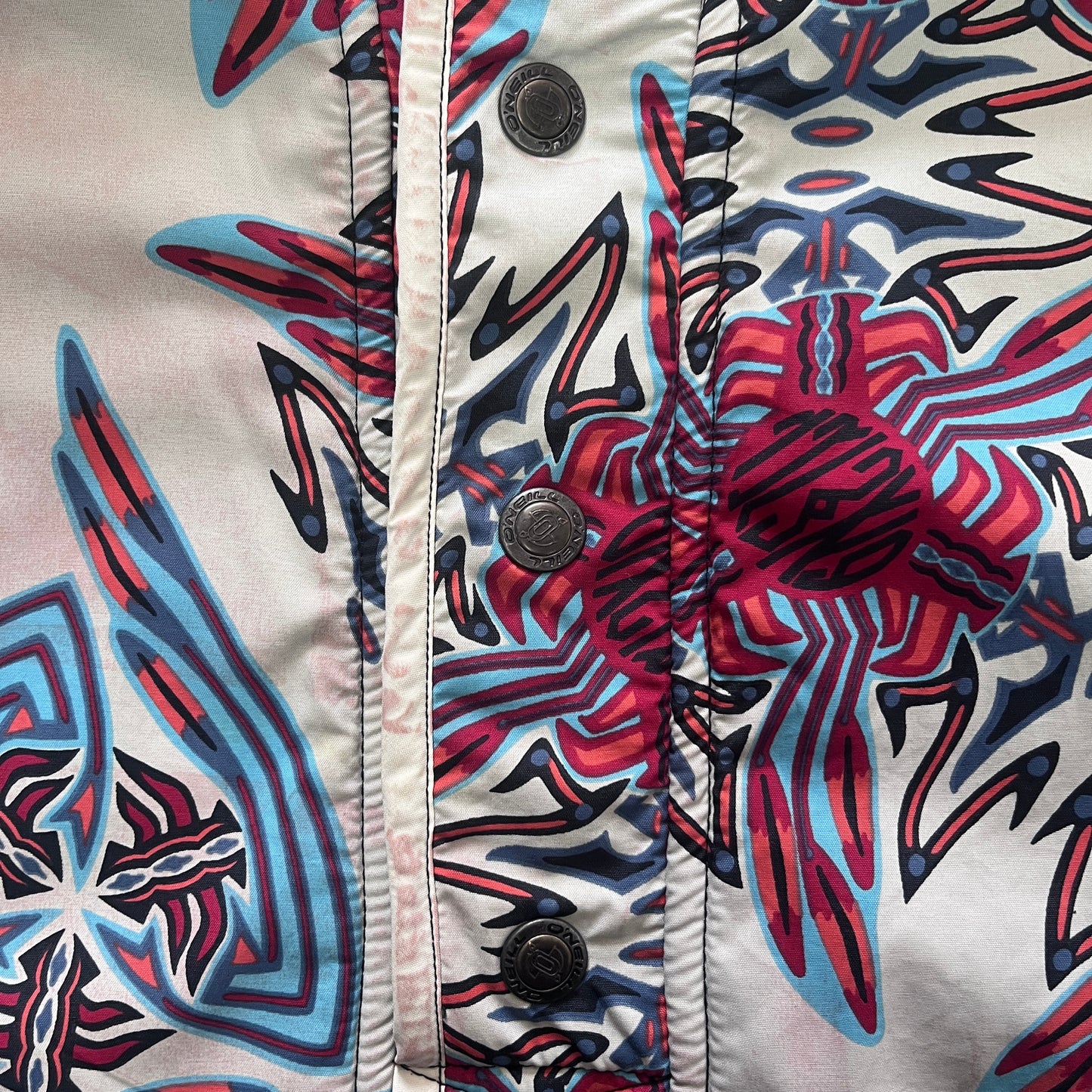 ONEILL 1/4 ZIP NYLON FLEECE 80s [XL]