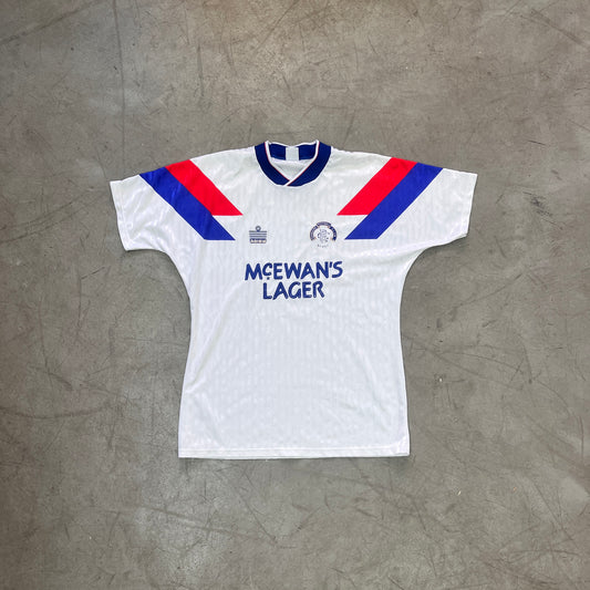 VNTAGE 1990/92 RANGERS AWAY SHIRT SIZE L 